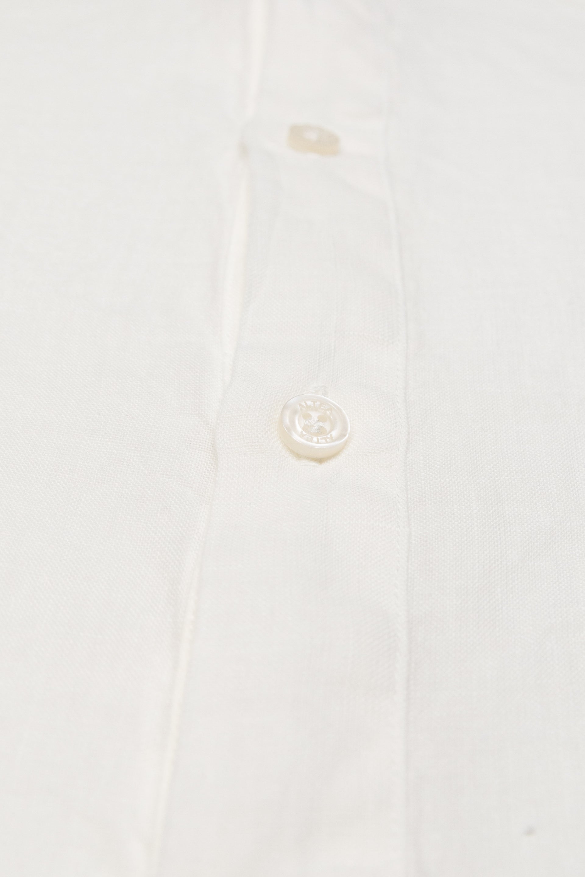 Camicia Dallas Lino M/ L Tinto Capo - Bianco