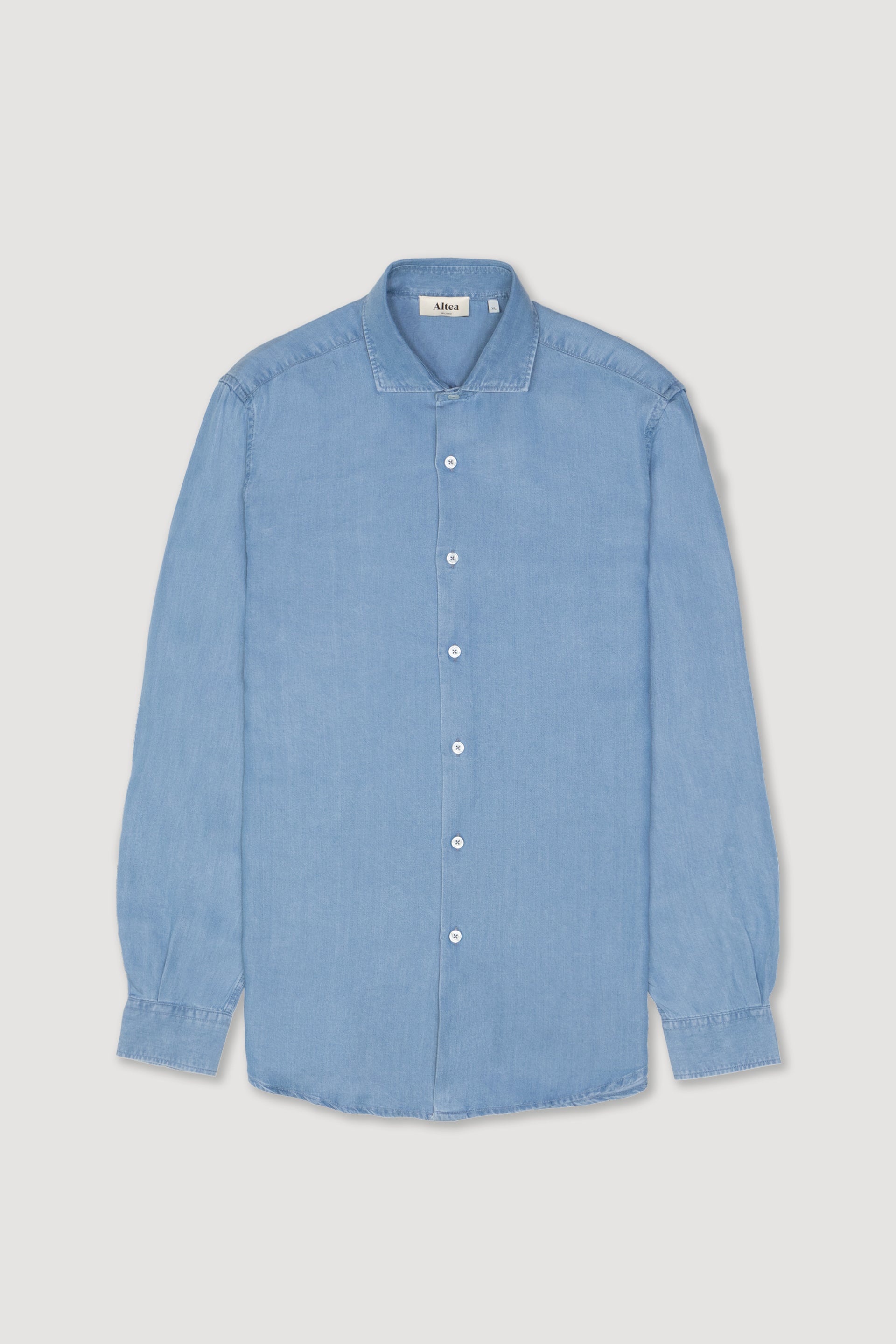 Camicia Antoine Lyocell Indaco M/ L - Azzurro