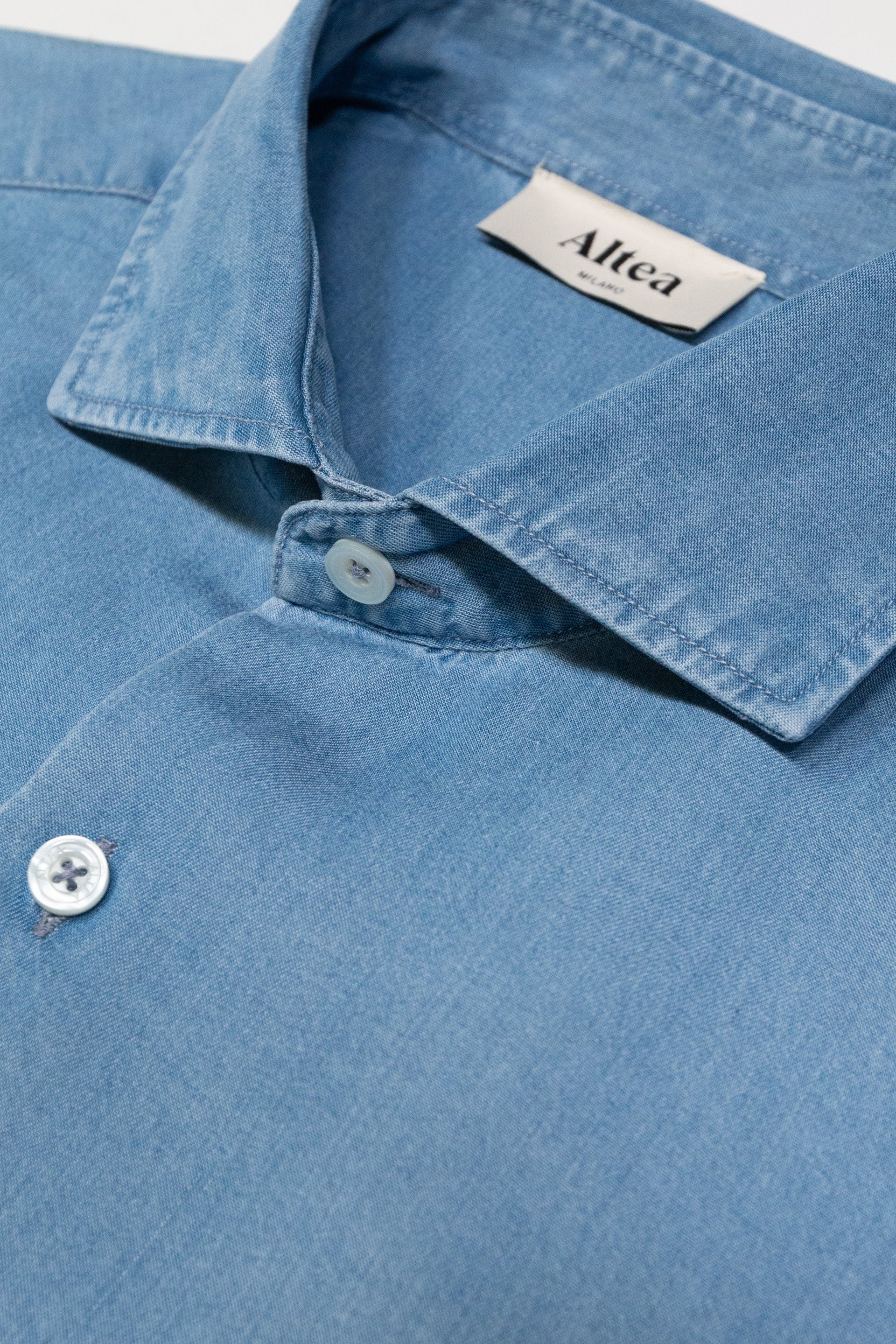 Camicia Antoine Lyocell Indaco M/ L - Azzurro