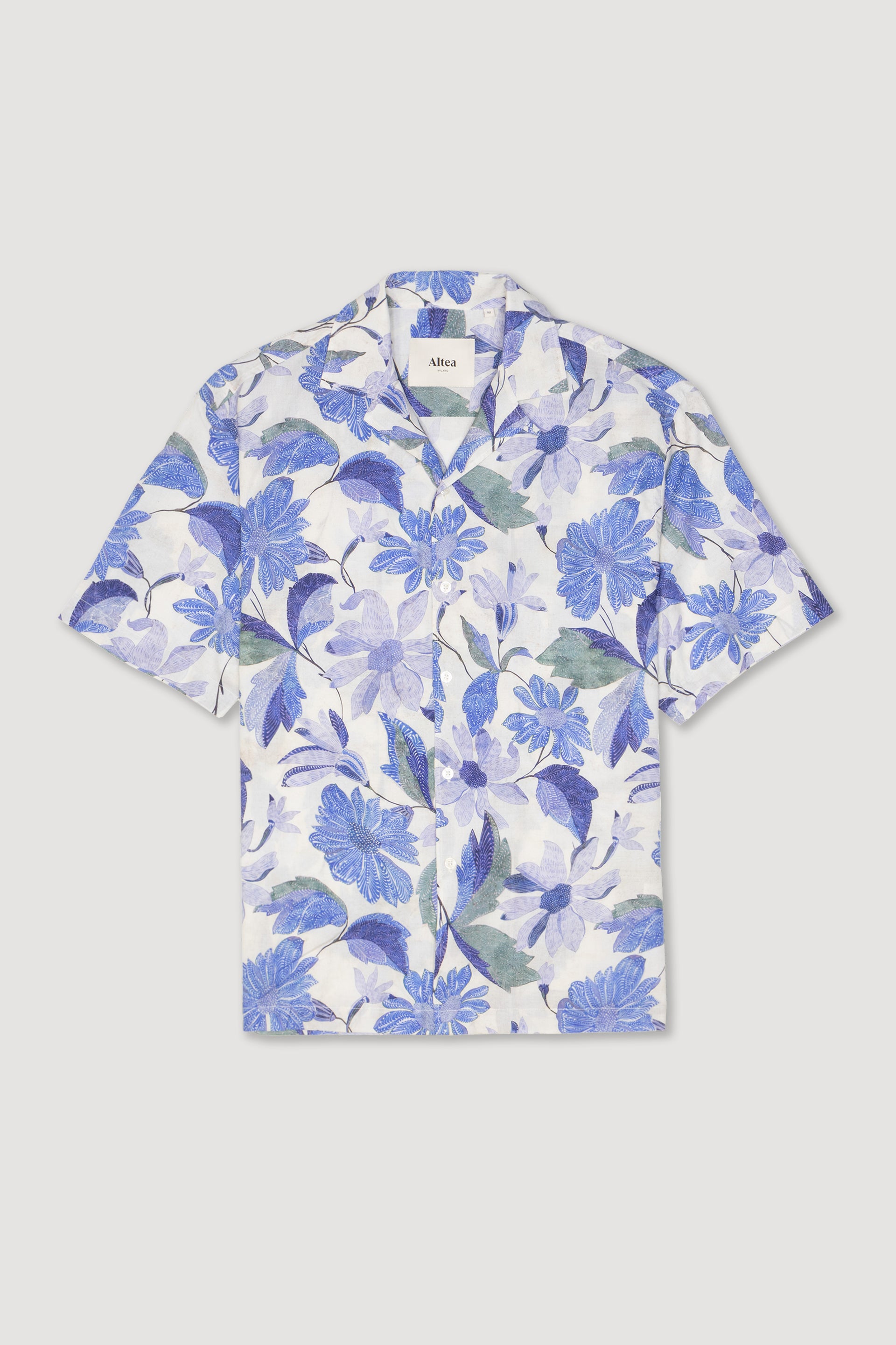 Camicia Bart Stampata M/ C - Panna Scuro