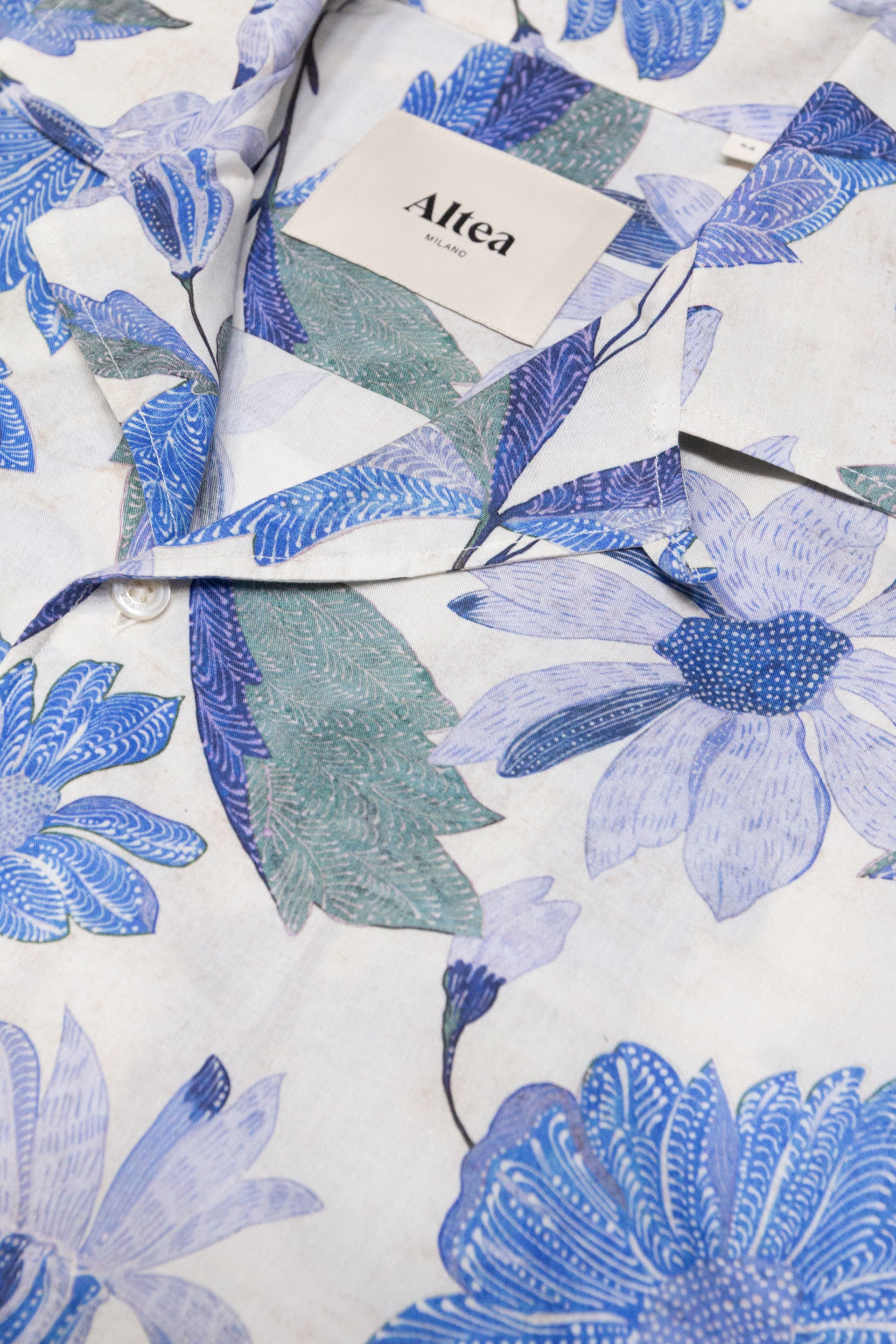 Camicia Bart Stampata M/ C - Panna Scuro