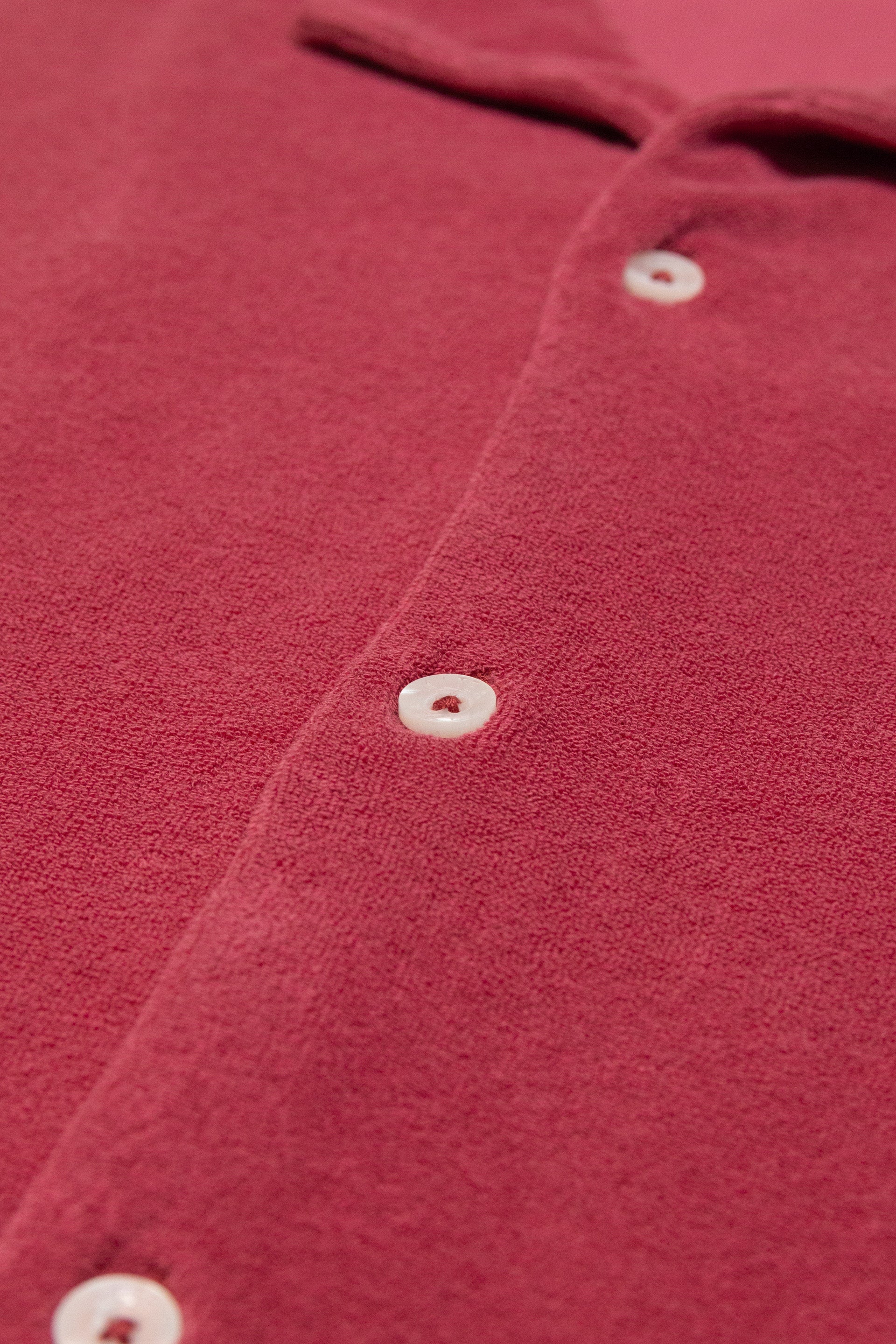 Camicia Harvey Camp Collar Spugna - Uva