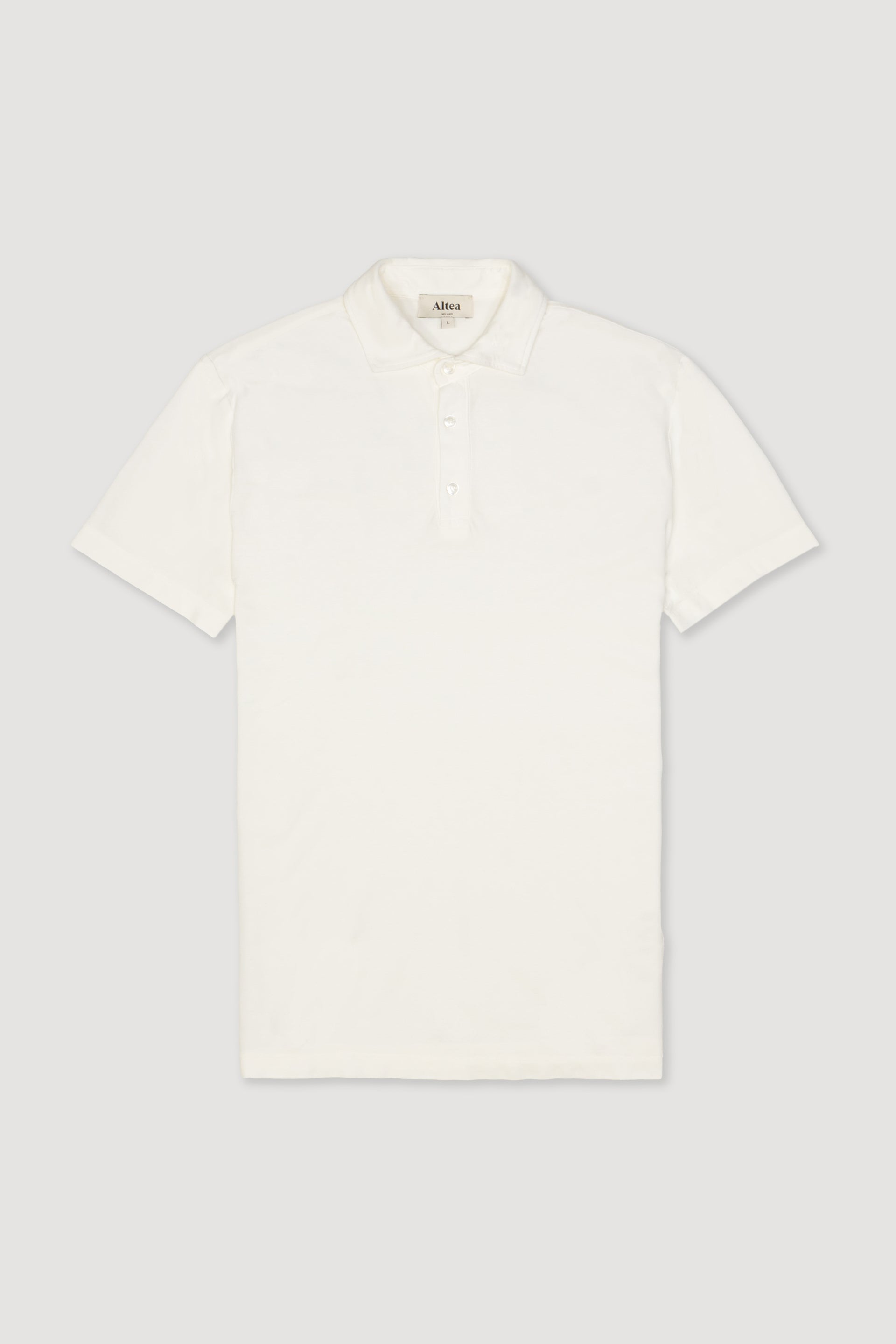 Polo Greg Jersey Glacial M/c Tinto Capo - Bianco