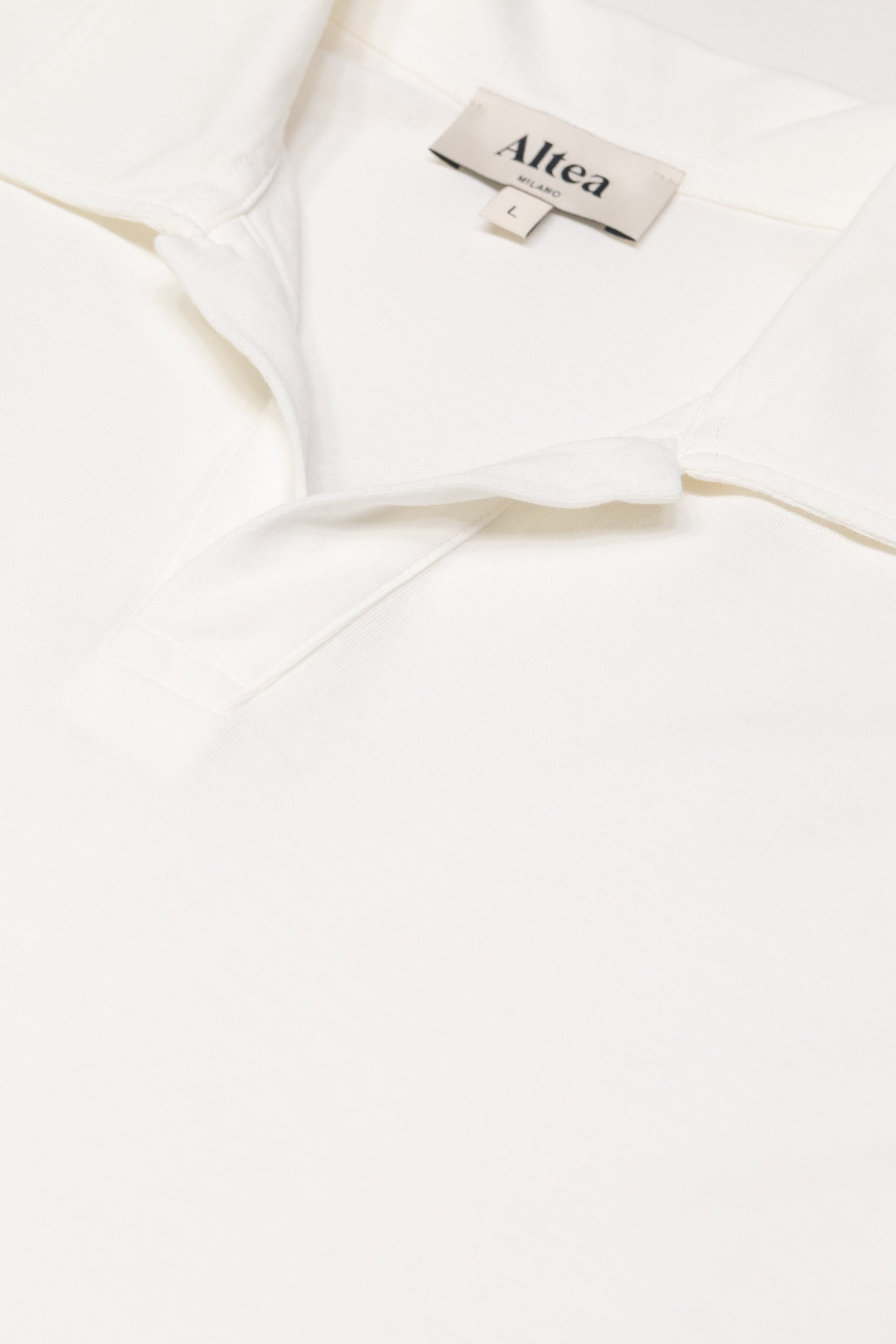 Polo Dennis Jersey Glacial Tinto Capo - Bianco