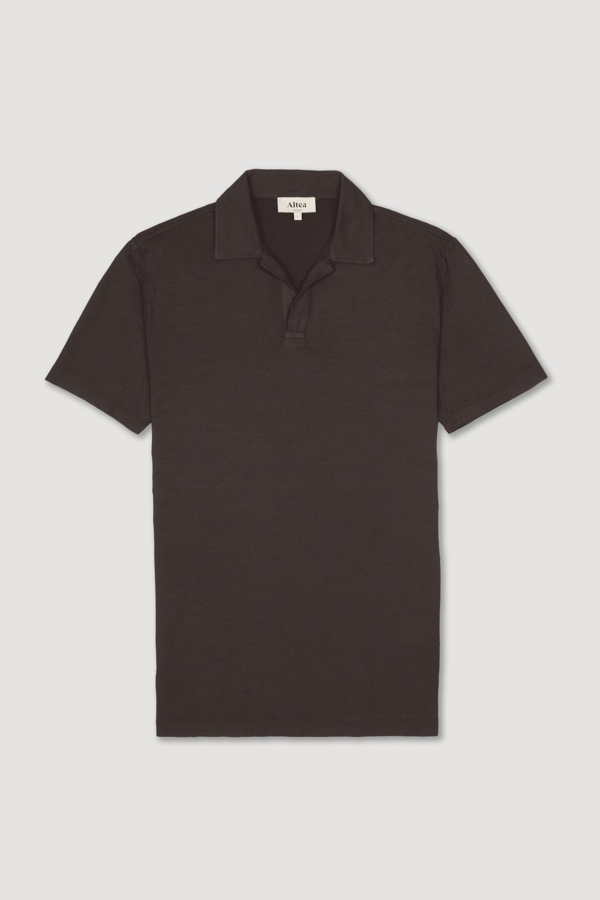 Polo Dennis Jersey Glacial Tinto Capo - Moro