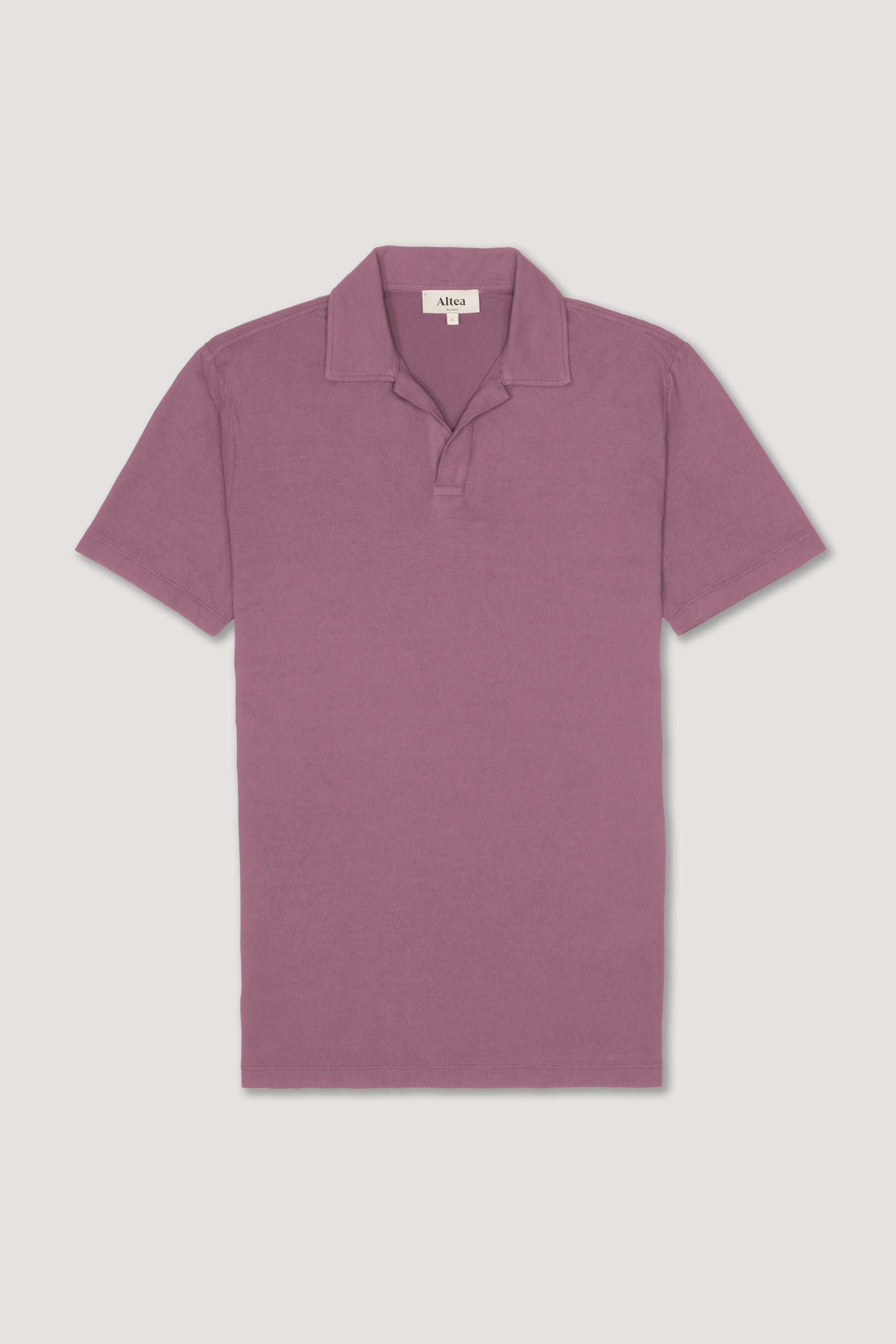 Polo Dennis Jersey Glacial Tinto Capo - Mauve