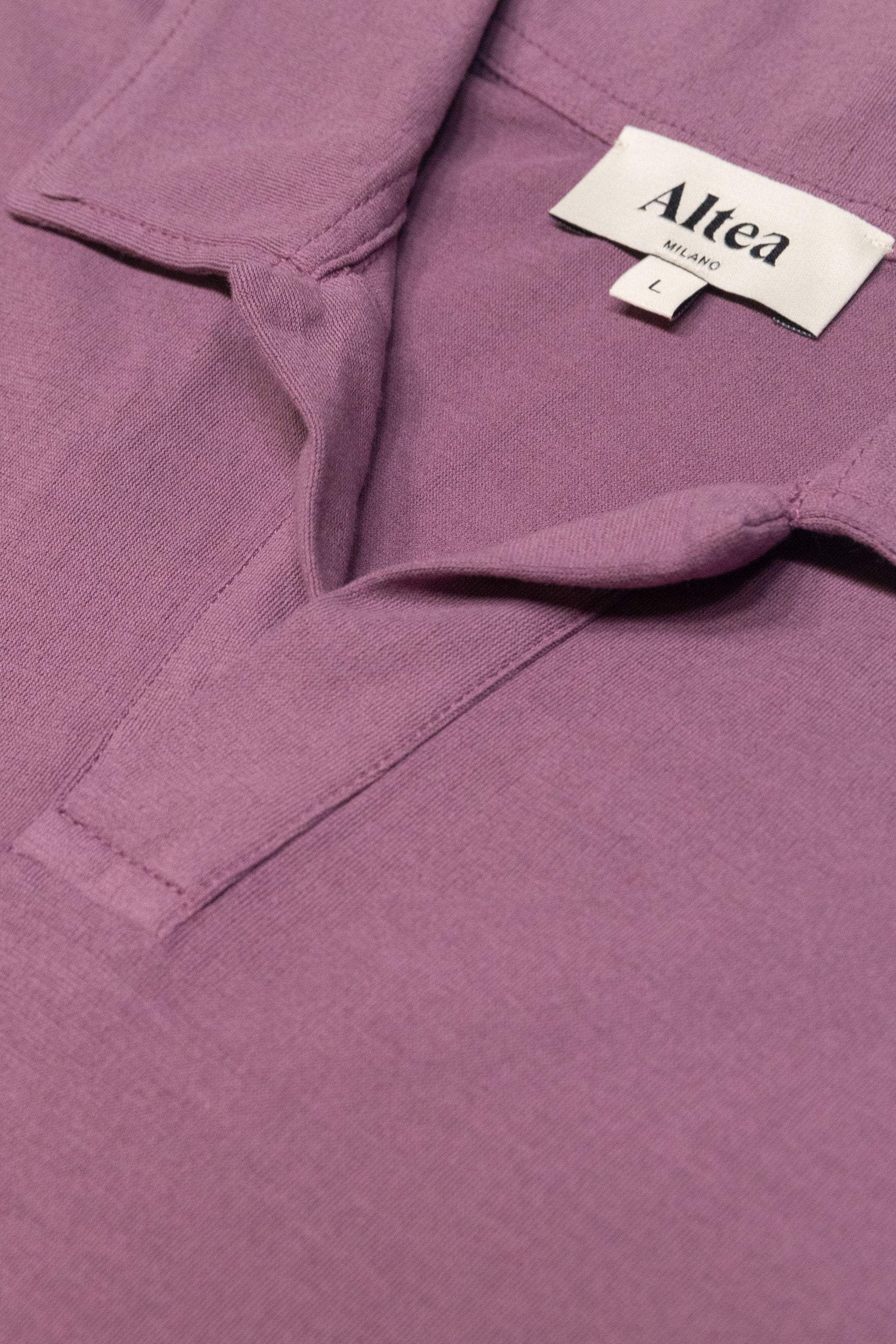 Polo Dennis Jersey Glacial Tinto Capo - Mauve