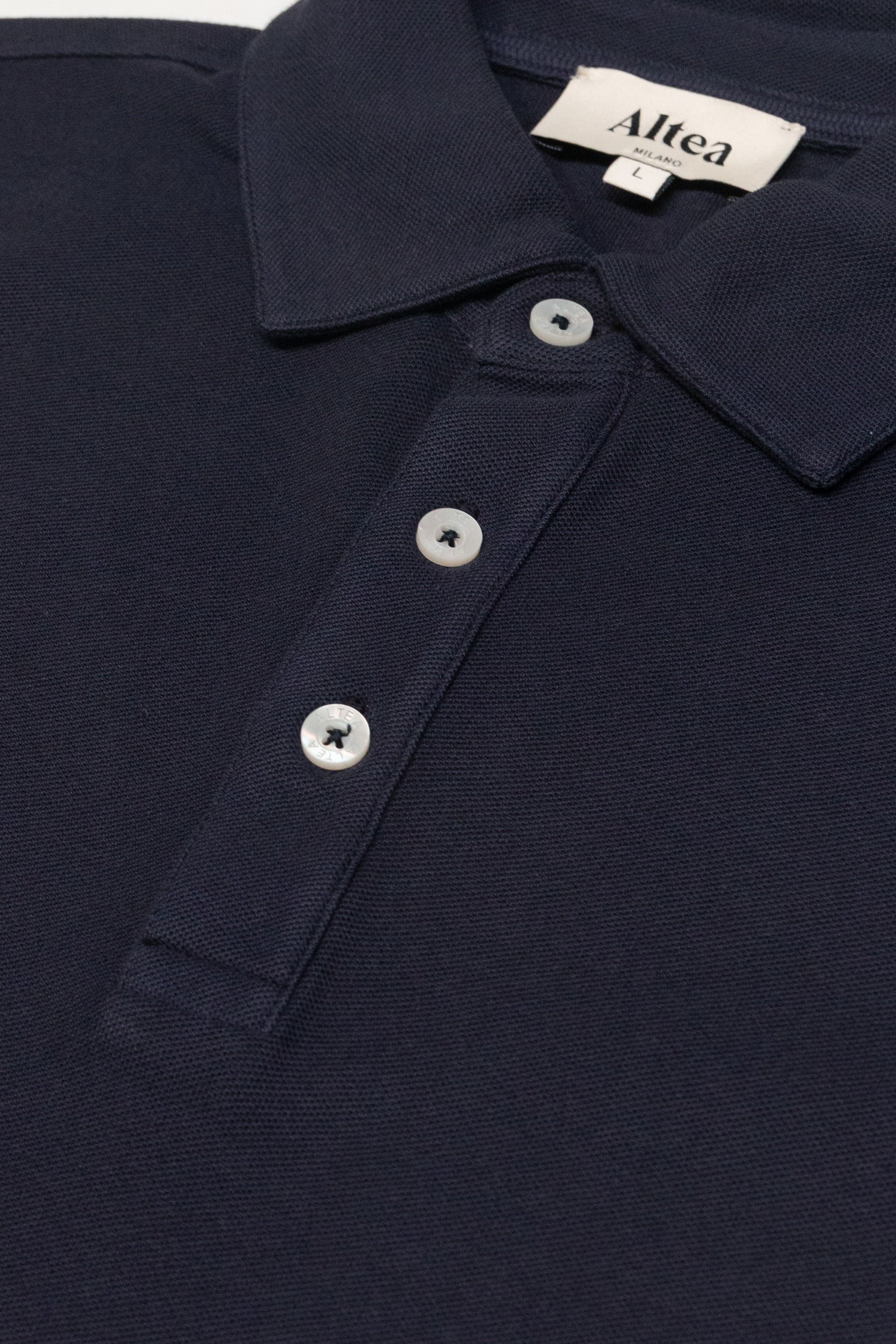 Polo Greg Piquet Tinto Capo - Navy