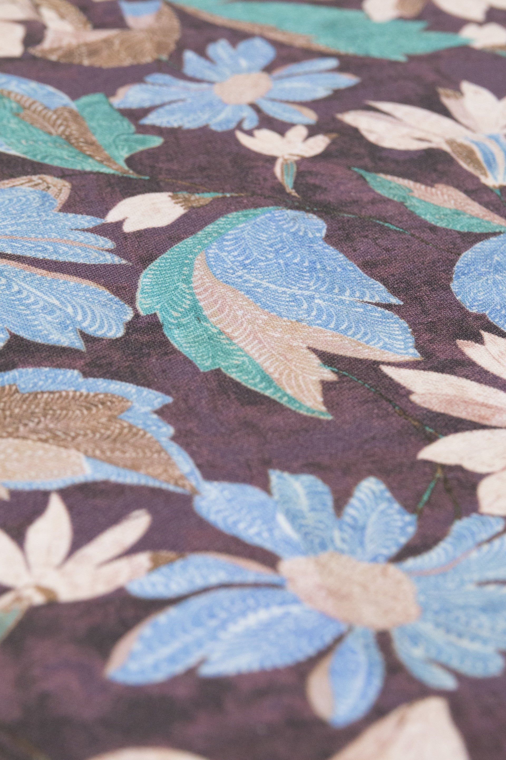 Polo Dennis Piquet Stampa Flowers M/ C - Mauve