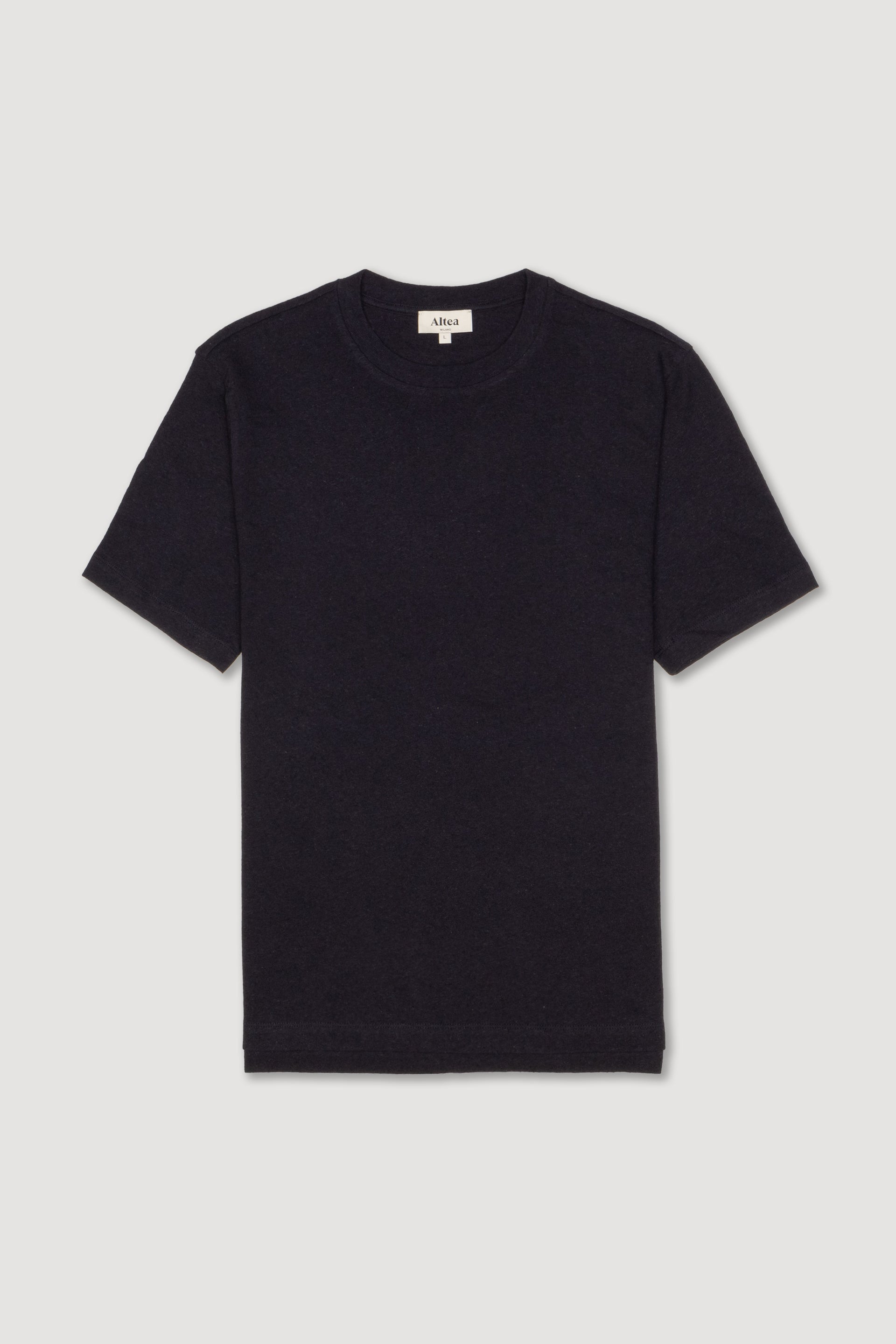 T-shirt Lewis Jersey Cotone Lino - Navy