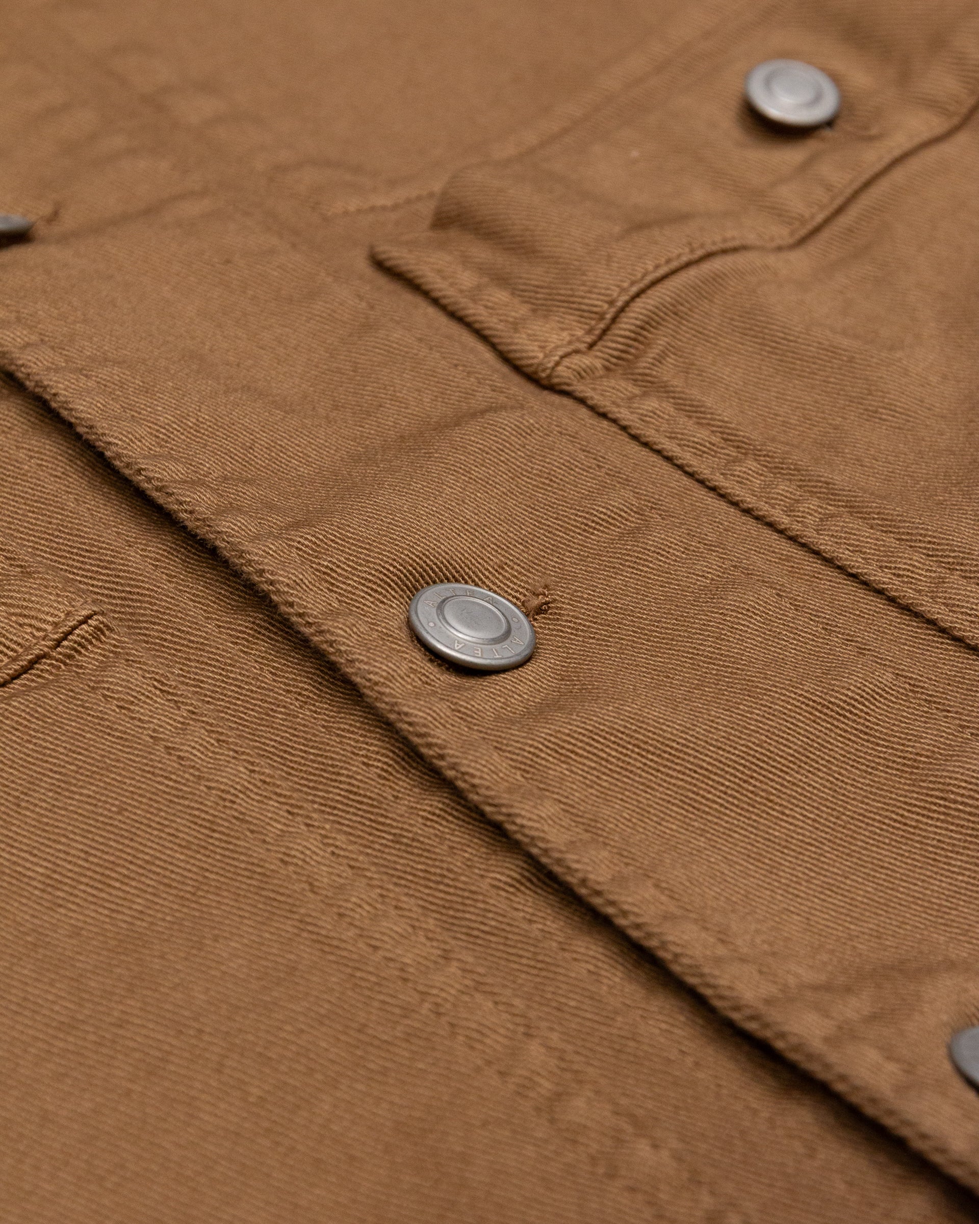 ALTEA コットンフランネルジャケット　サイズM Cornell bull cotton jacket - Camel