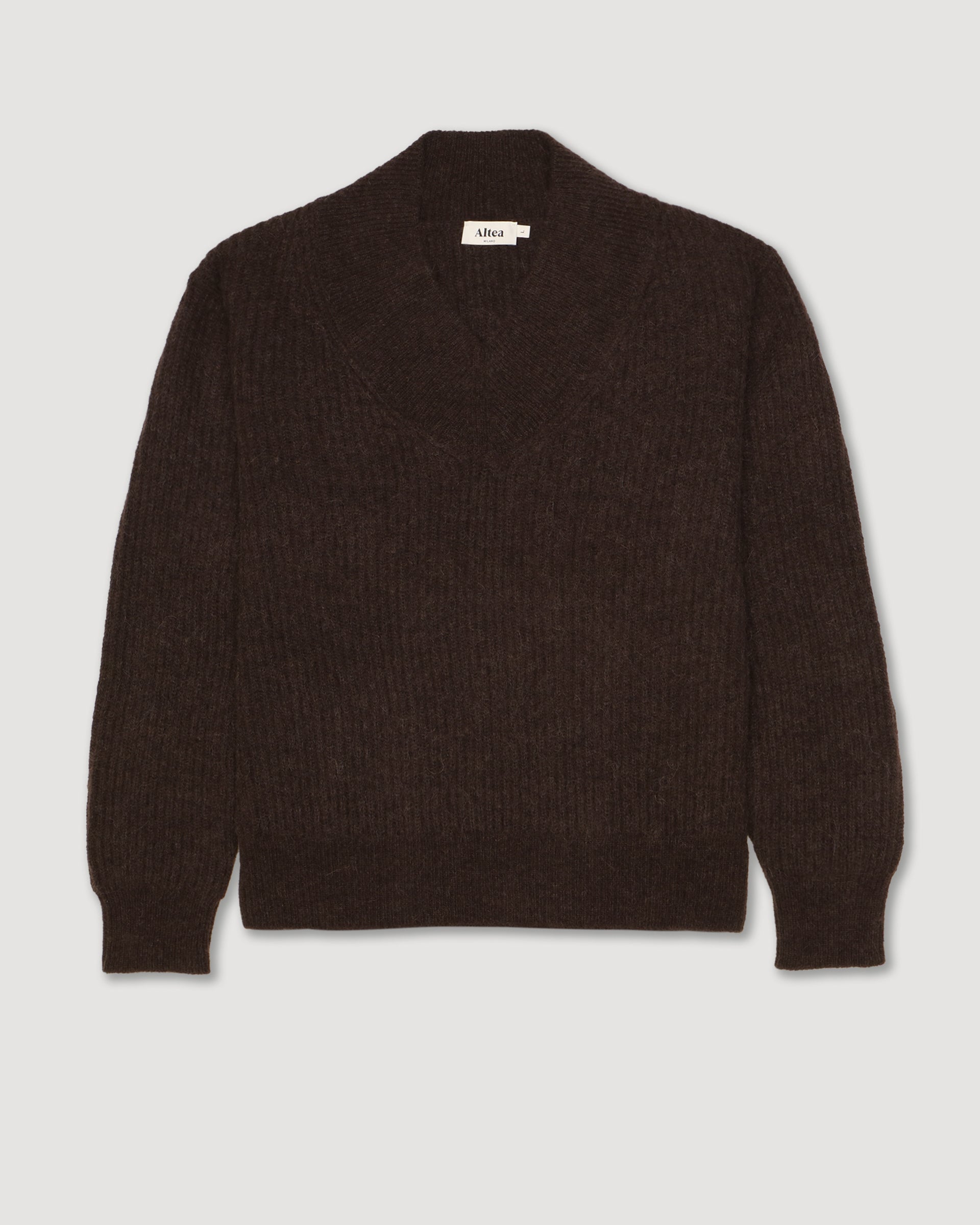 Maglia Inglese Scollo V M/ L - MORO