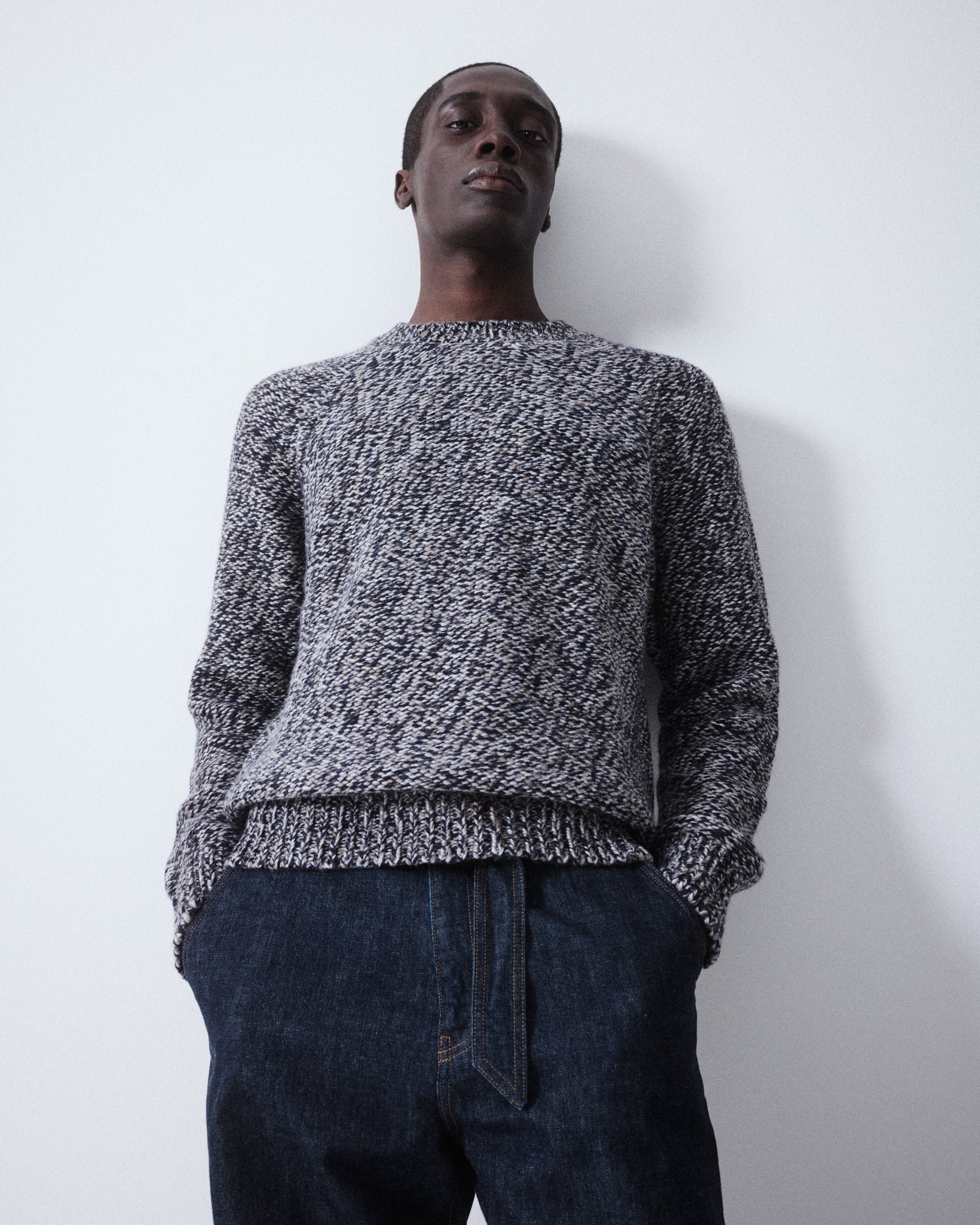 Maglia Girocollo Rasato Rovescio M/ L - TORTORA