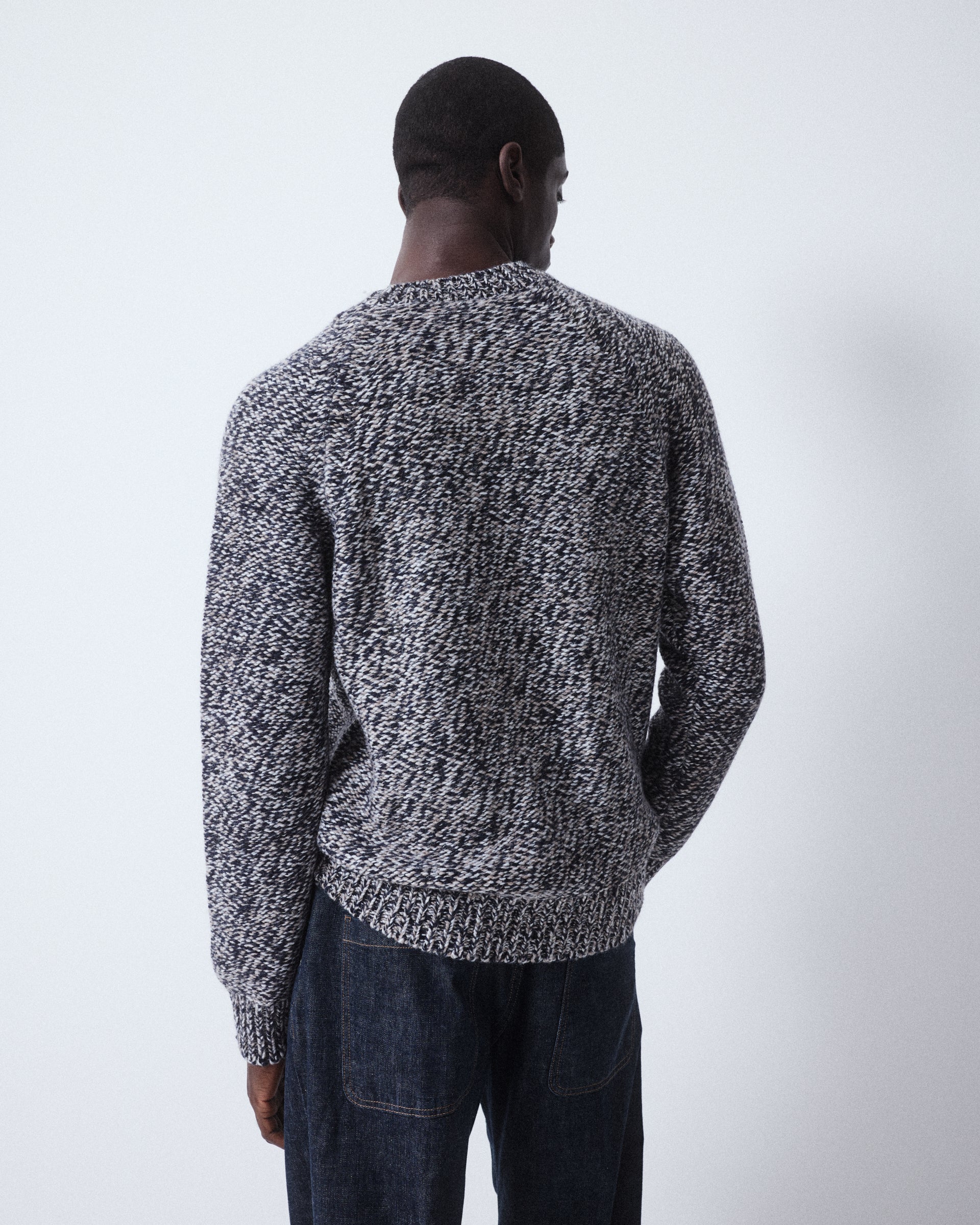 Maglia Girocollo Rasato Rovescio M/ L - TORTORA