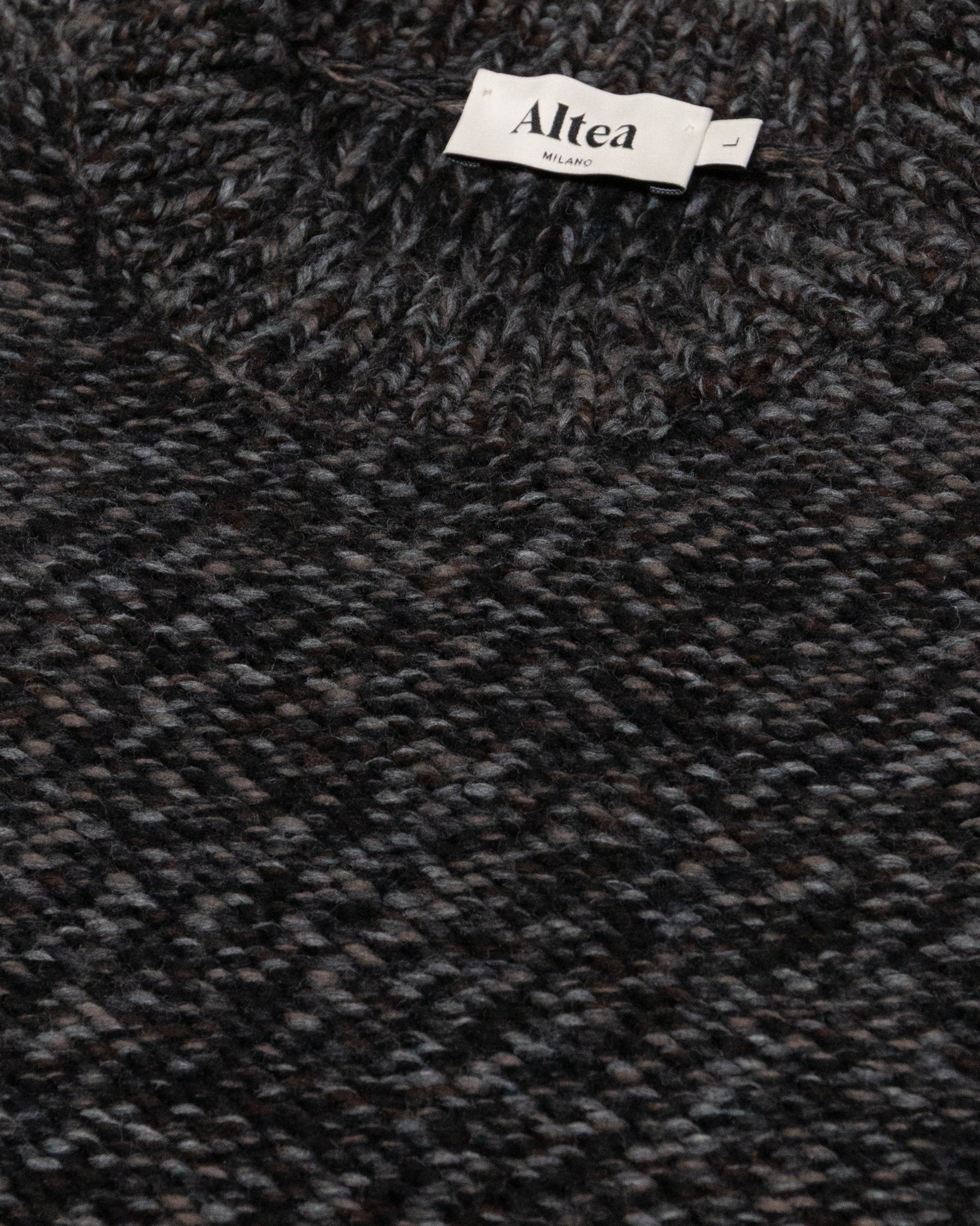 Maglia Girocollo Rasato Rovescio M/ L - MORO