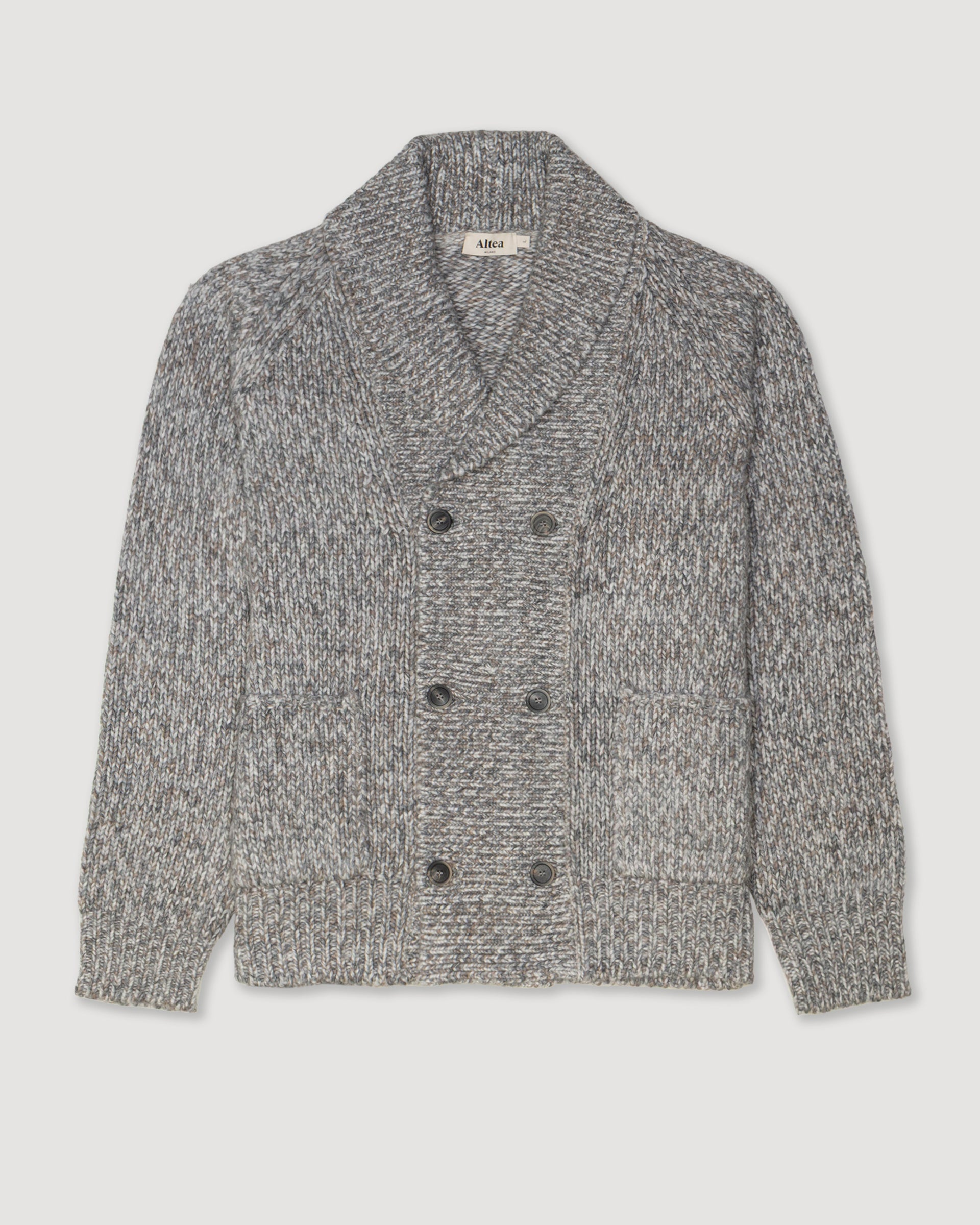 Cardigan Maglia Rasato M/ L - GRIGIO MEDIO