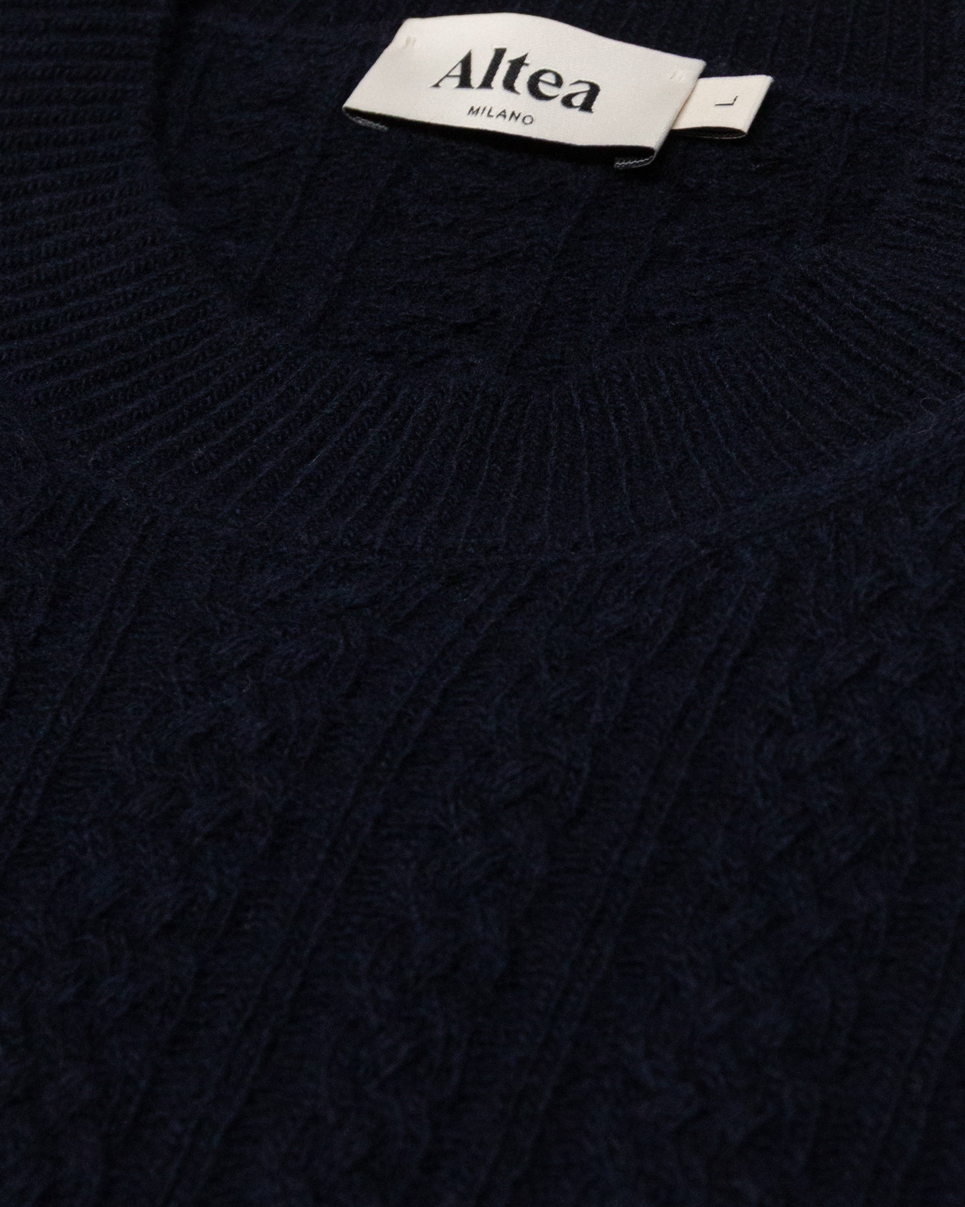 Maglia Girocollo Treccia M/ L - NAVY