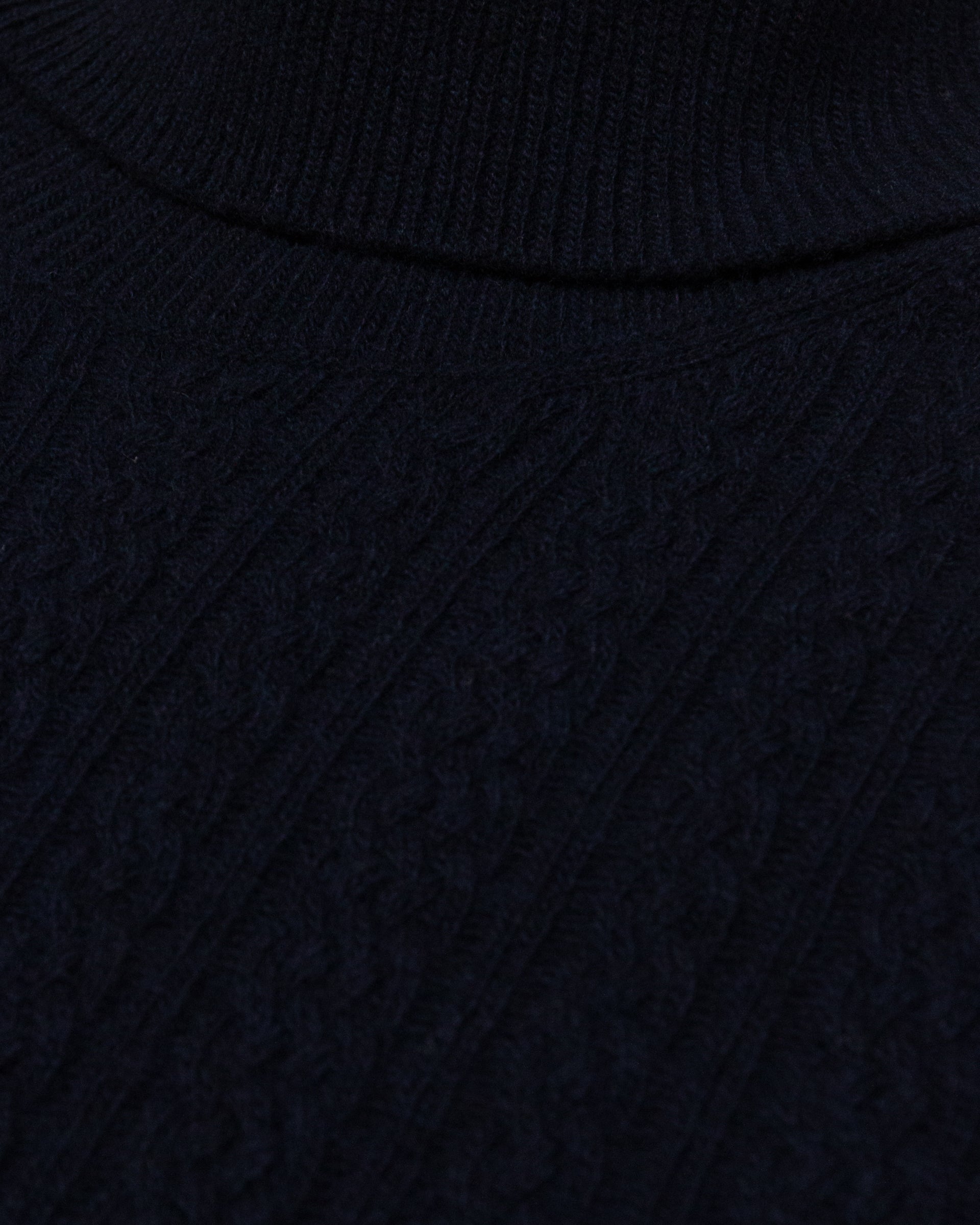 Maglia Dolcevita Treccia M/ L - NAVY