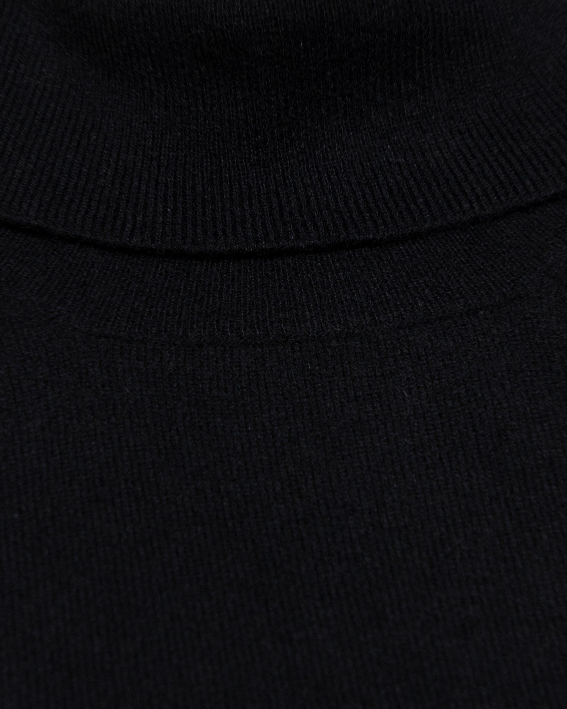 Maglia Dolcevita Rasata Cashmere M/ L - NERO