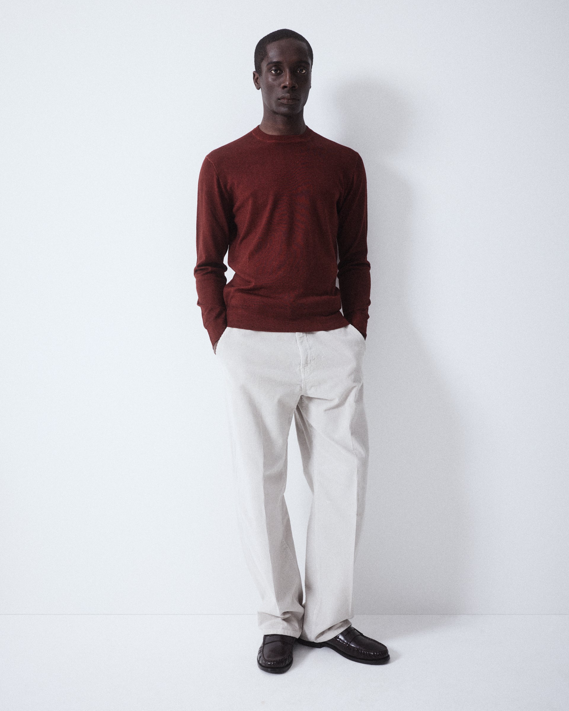 Magl. Girocollo Merino Rasata M/l T. Ca. - COTTO