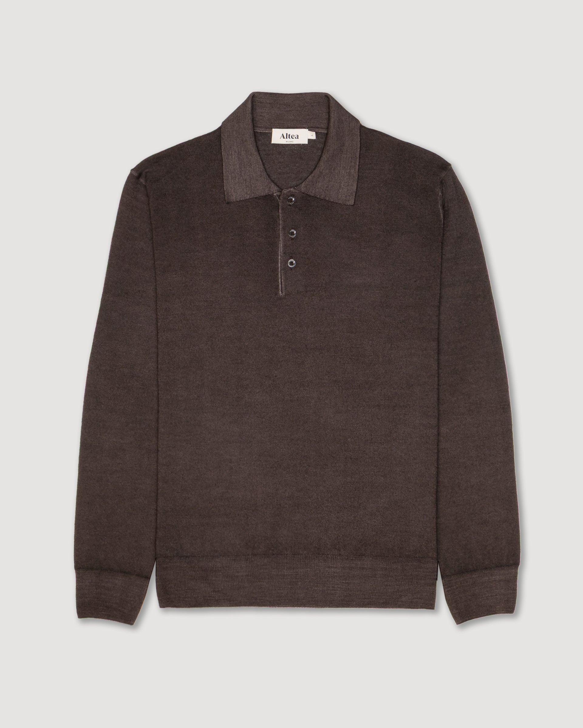 Maglia Polo Rasata M/ L T. Capo - MORO