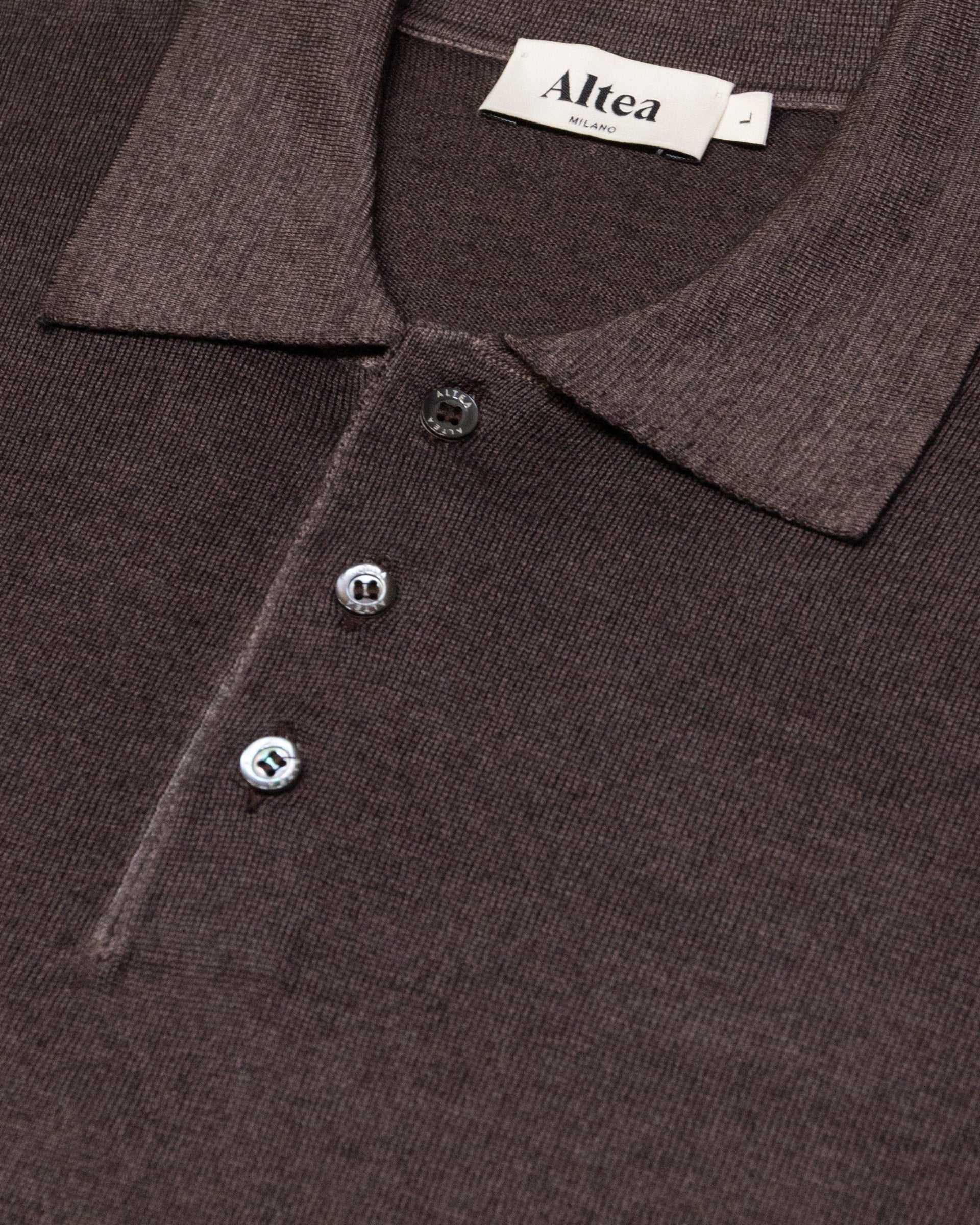 Maglia Polo Rasata M/ L T. Capo - MORO