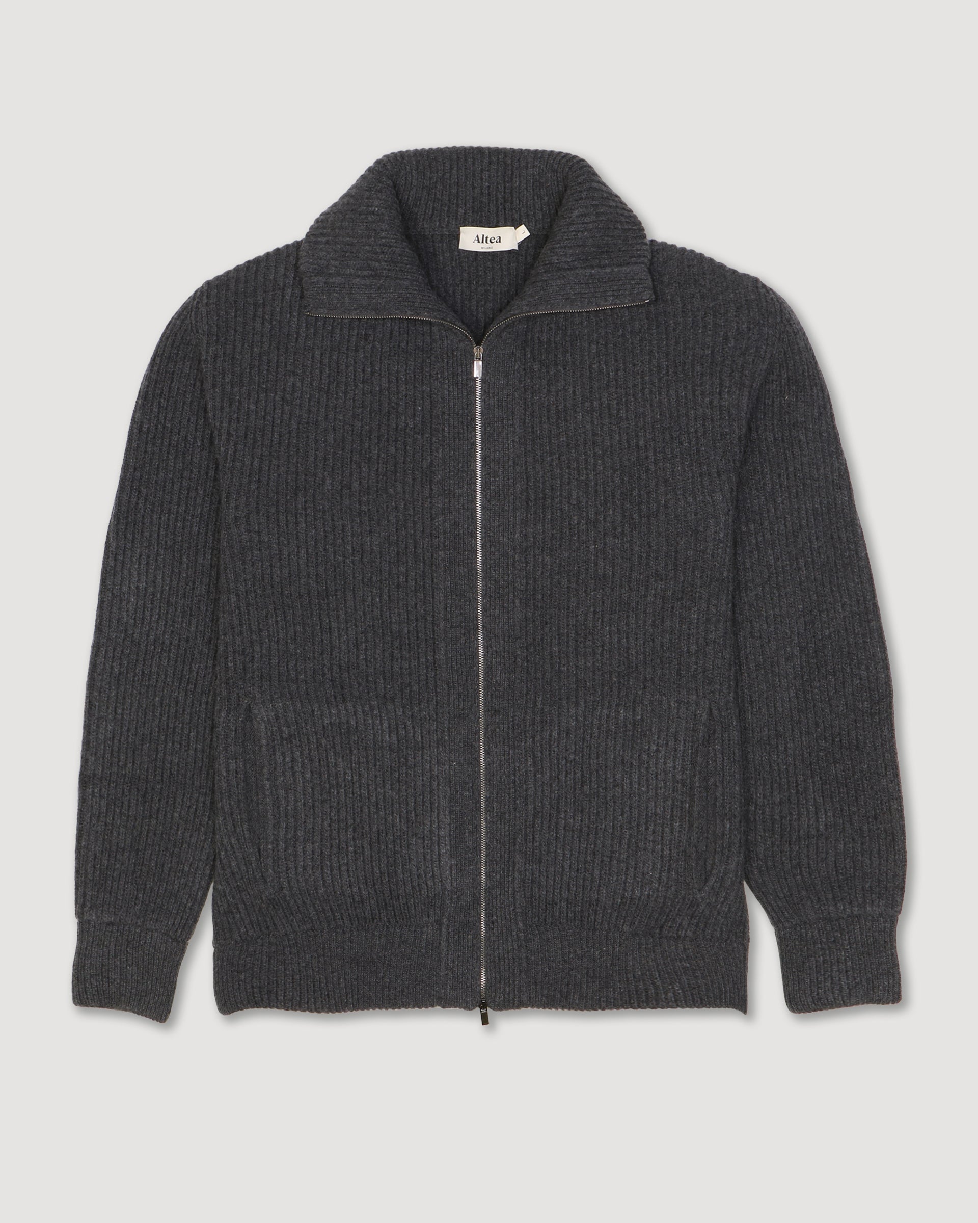 Giubbino Maglia Costa Ingl. Zip M/ L - ANTRACITE.