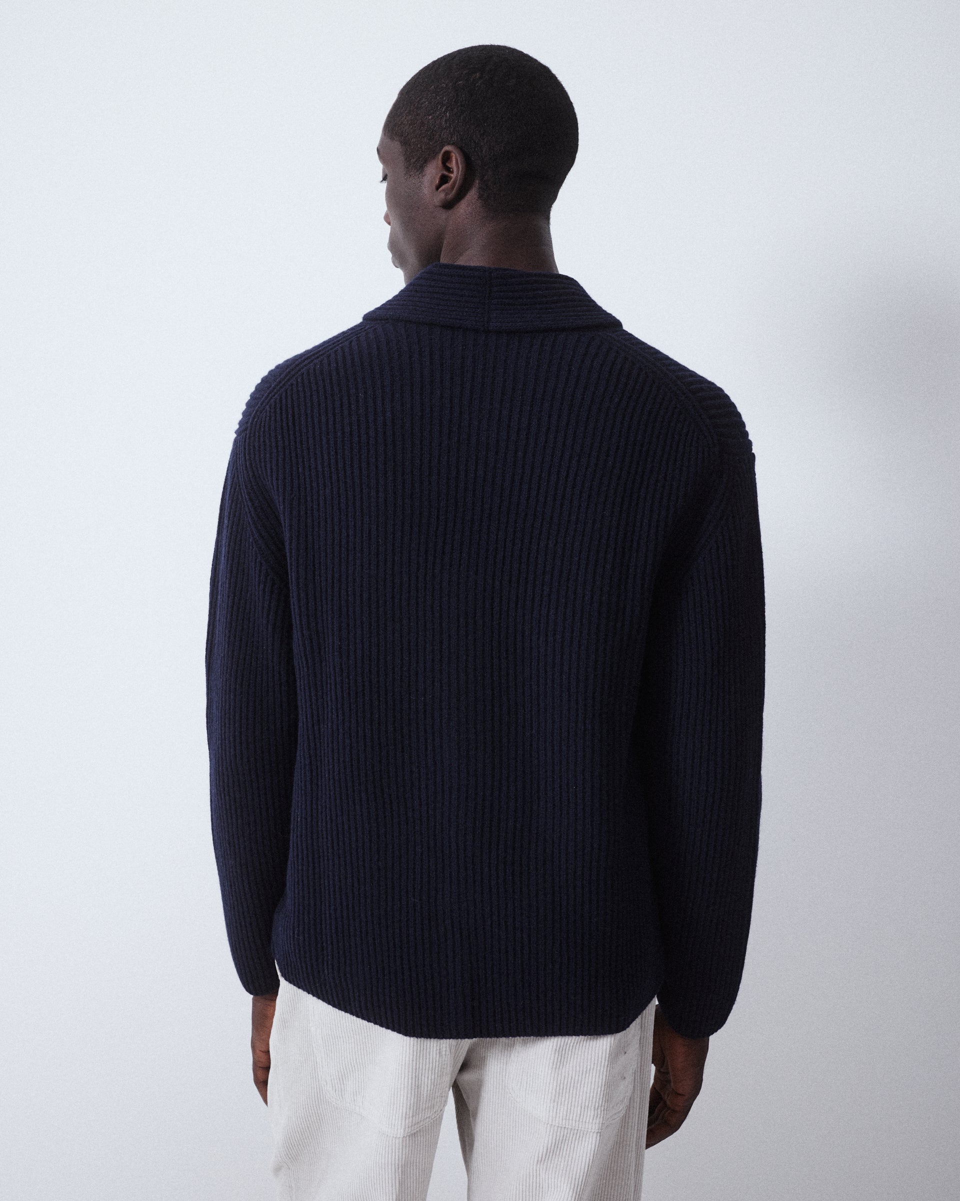 Cardigan Scialle Maglia Inglese M/ L - NAVY