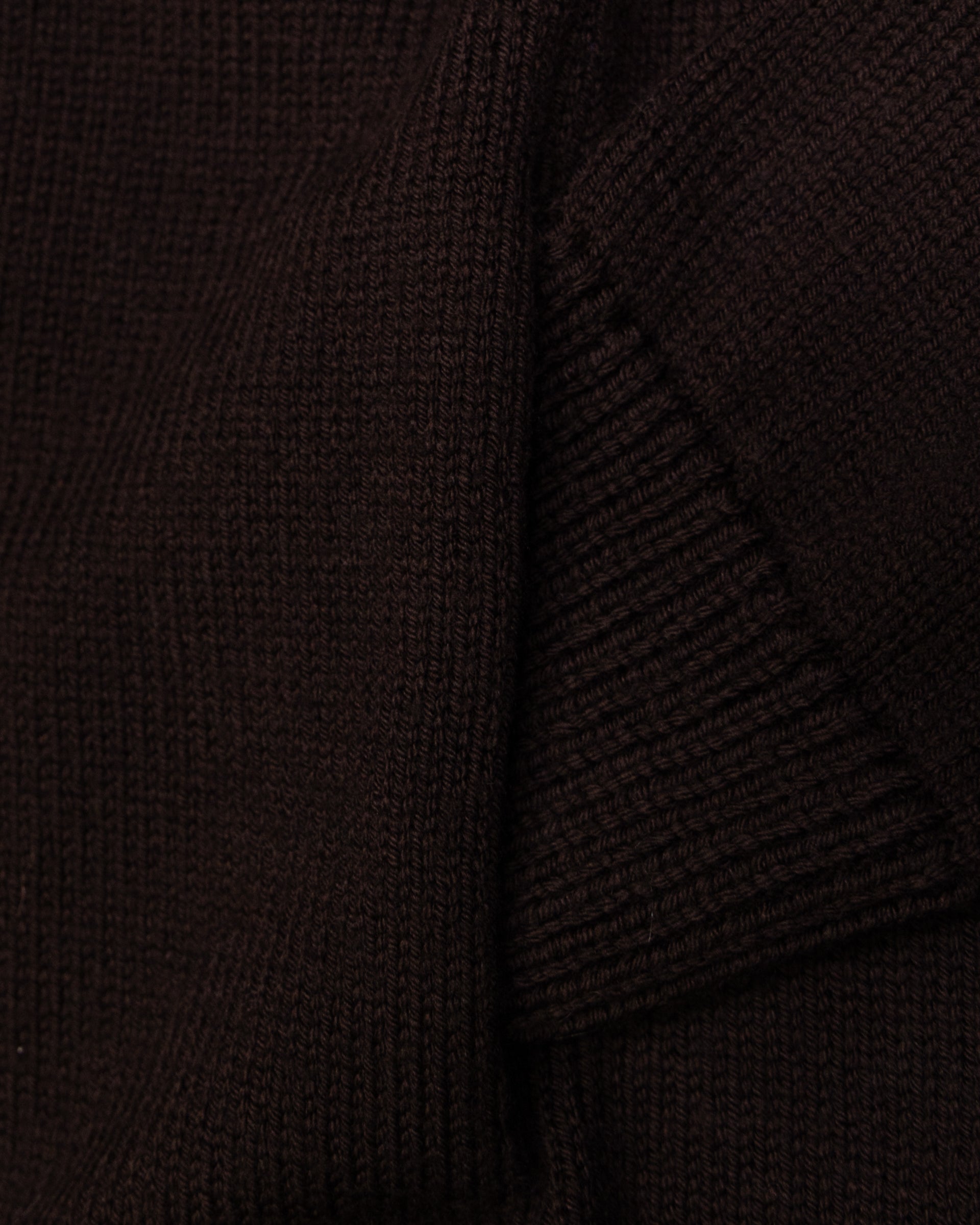 Cardigan Maglia Rasato M/ L - MARRONE