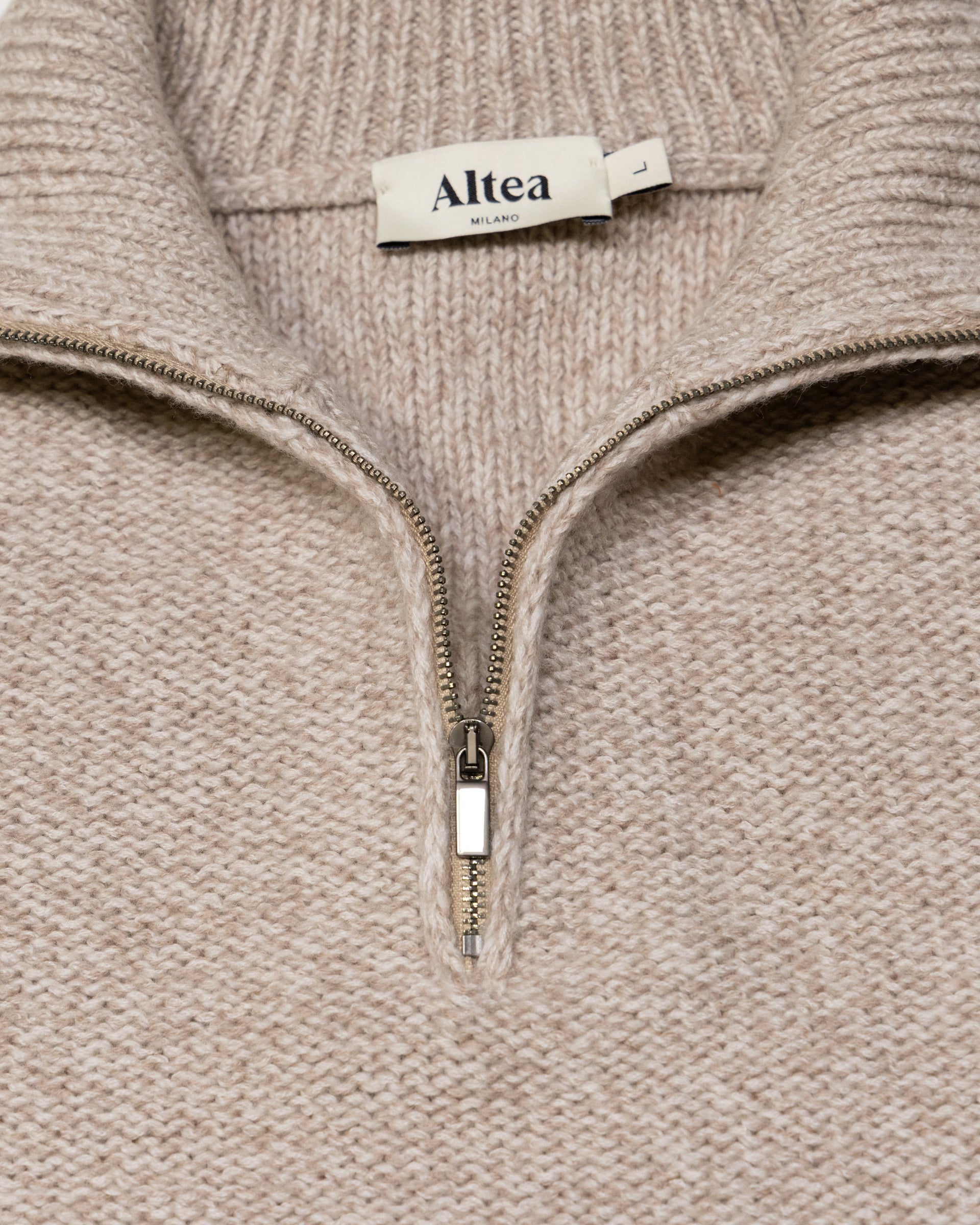 Maglia Camionair Zip M/ L - BEIGE