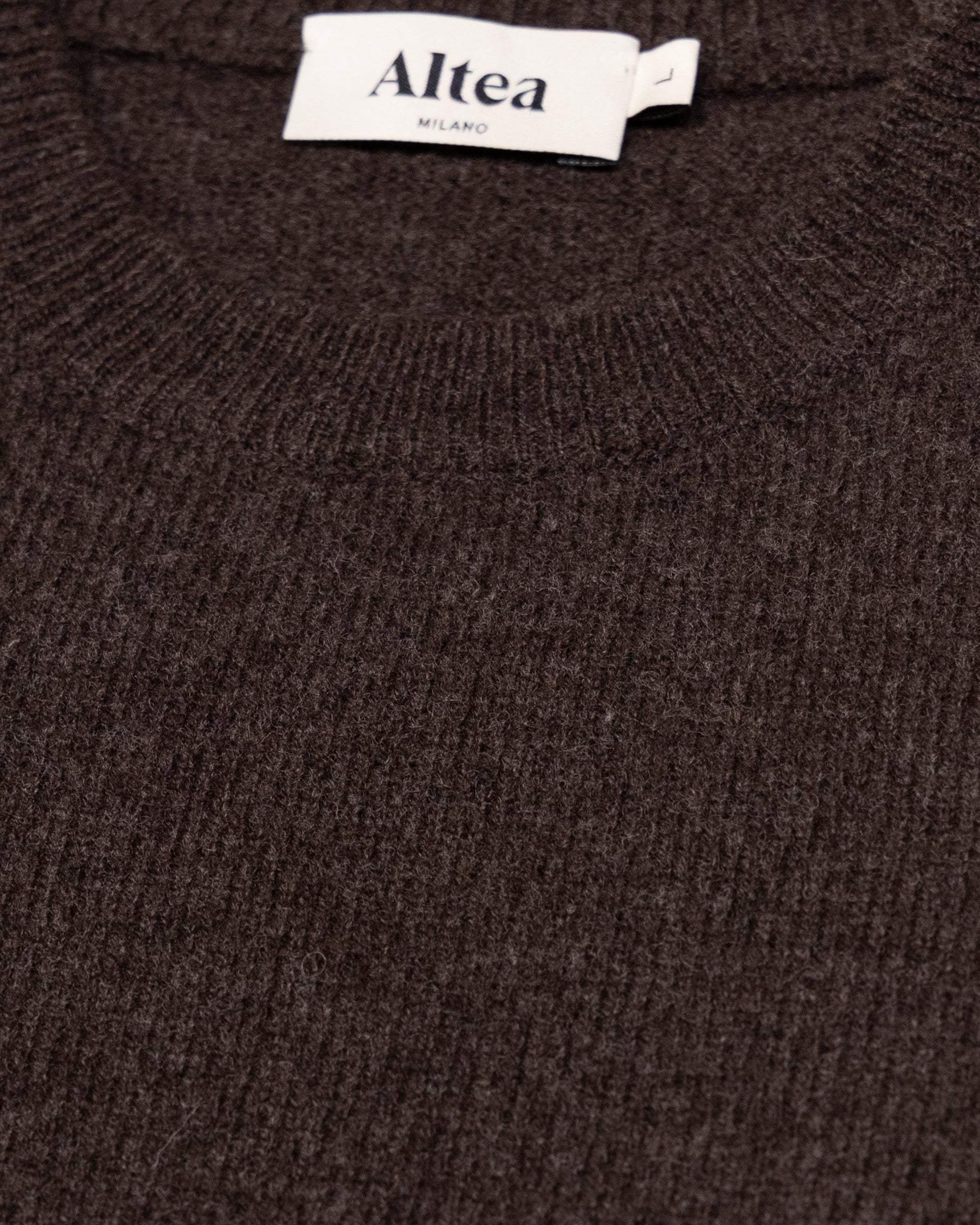 Maglia Girocollo Rasata M/ L - MARRONE