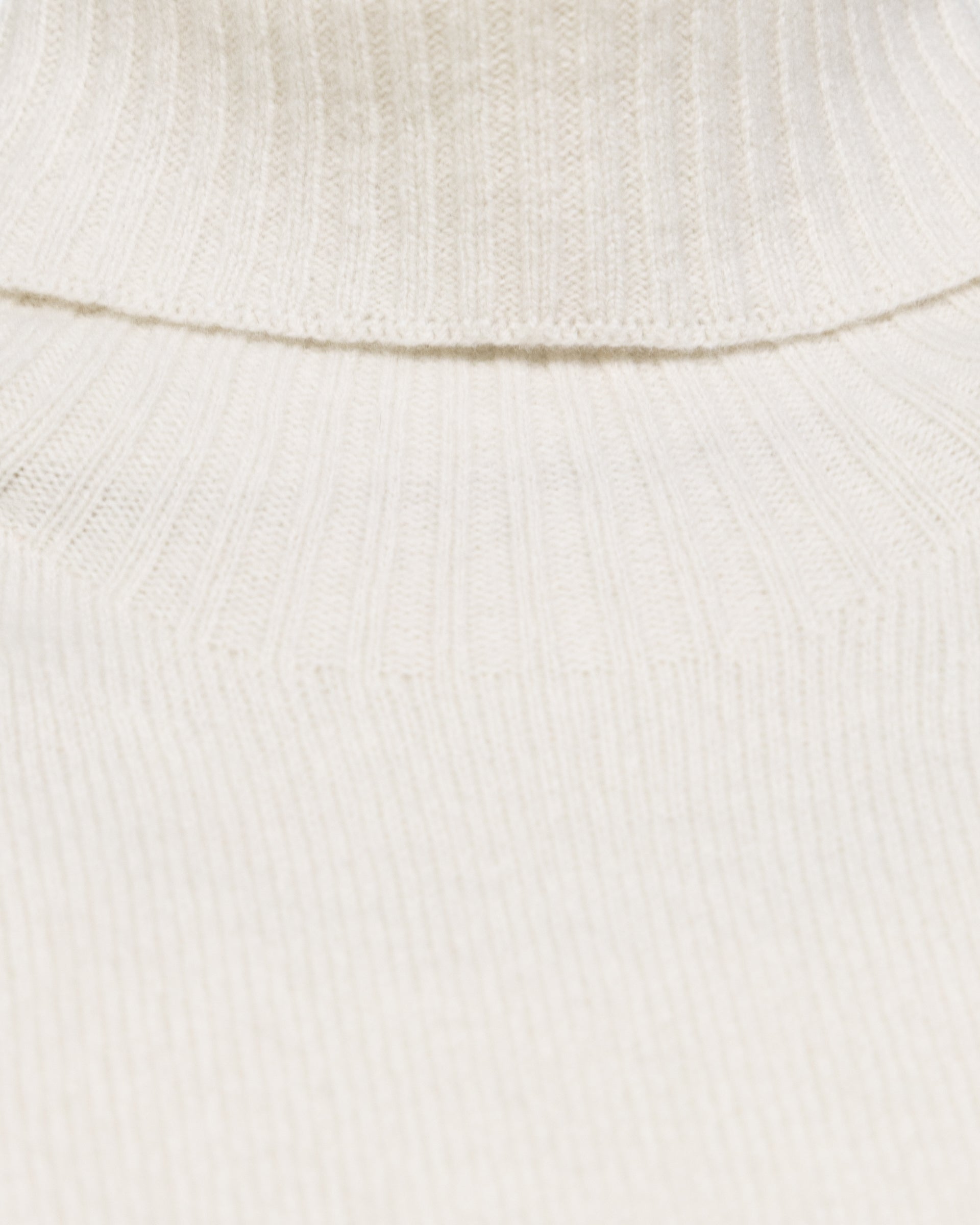 Maglia Dolcevita Rasata M/ L - PANNA