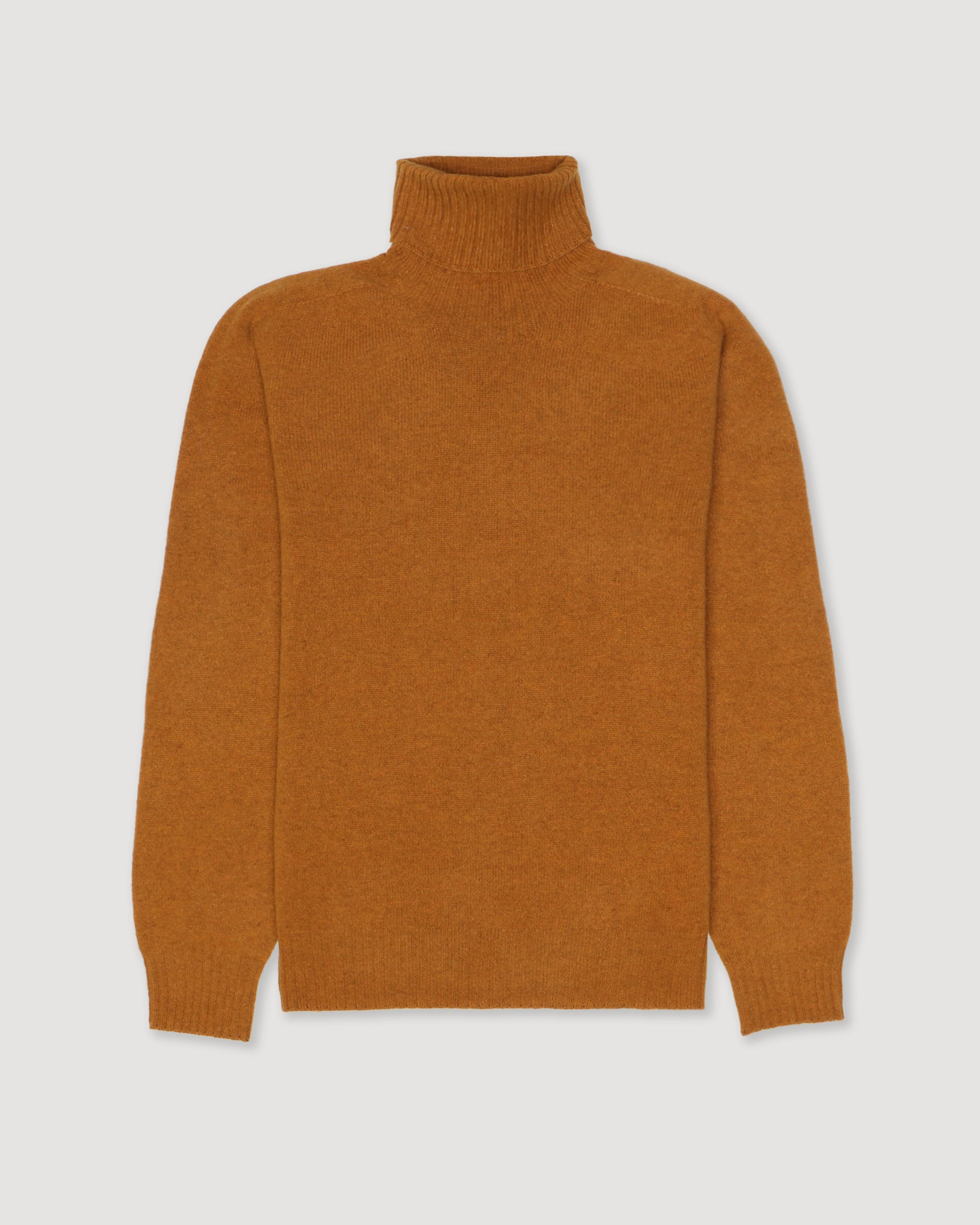 Maglia Dolcevita Rasata M/ L - RUST