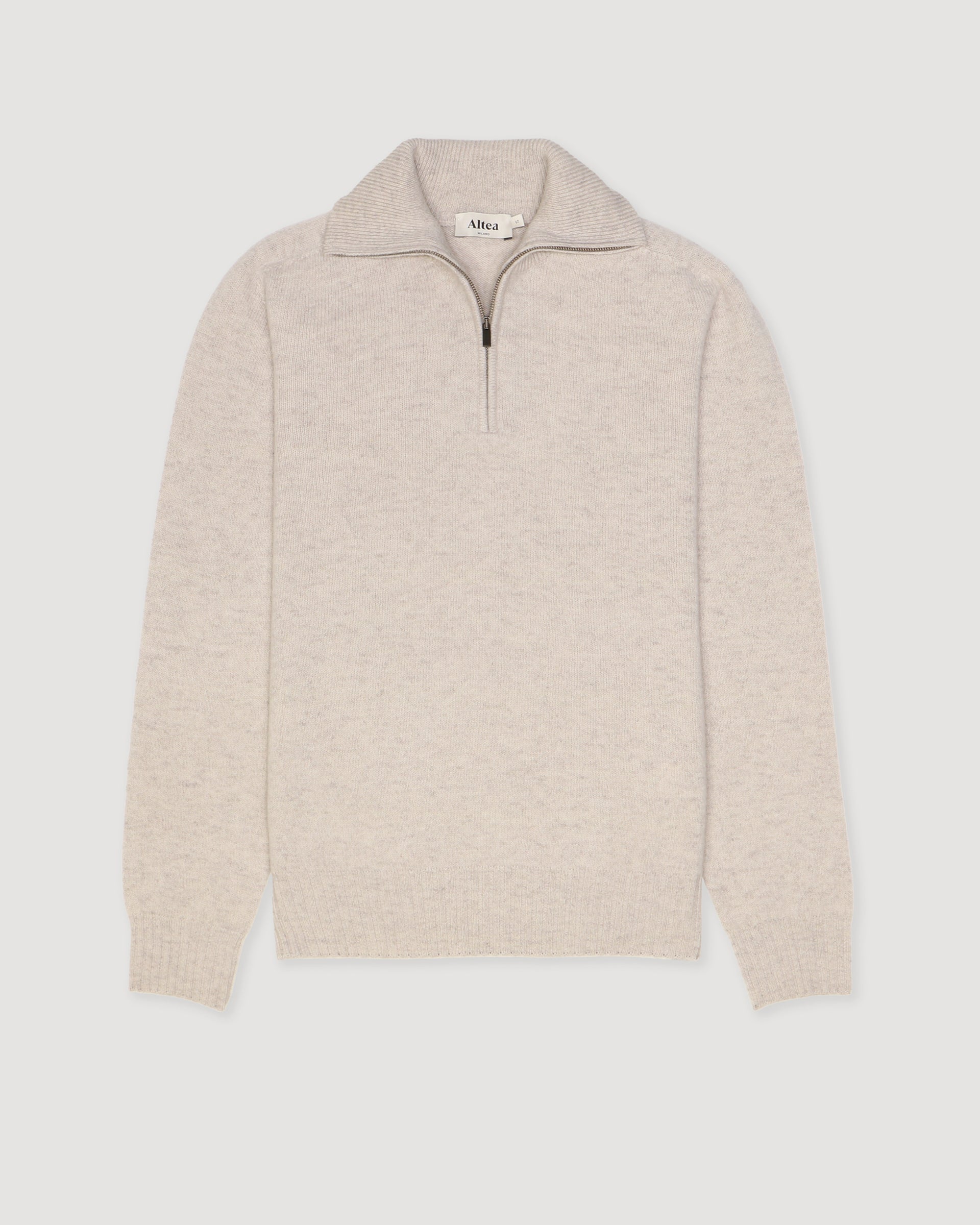 Maglia Mezza Zip Rasata M/ L - MASTICE