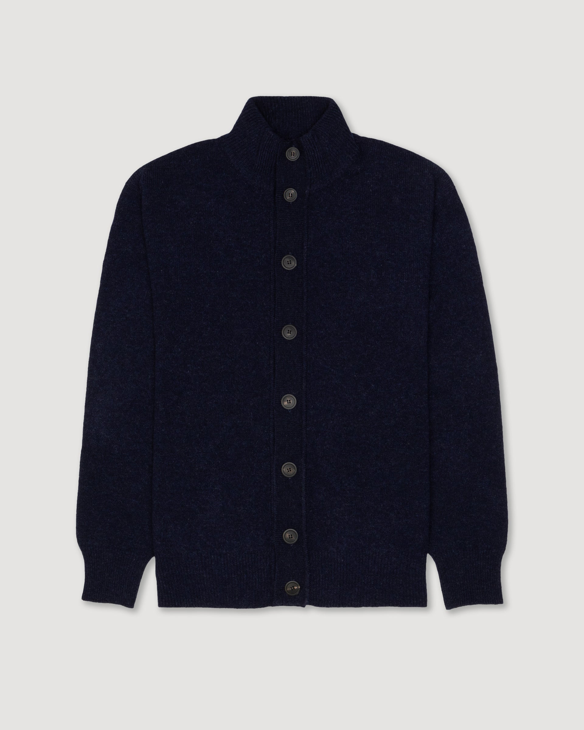 Giubbino Maglia Rasata Con Bottoni  M/ L - NAVY