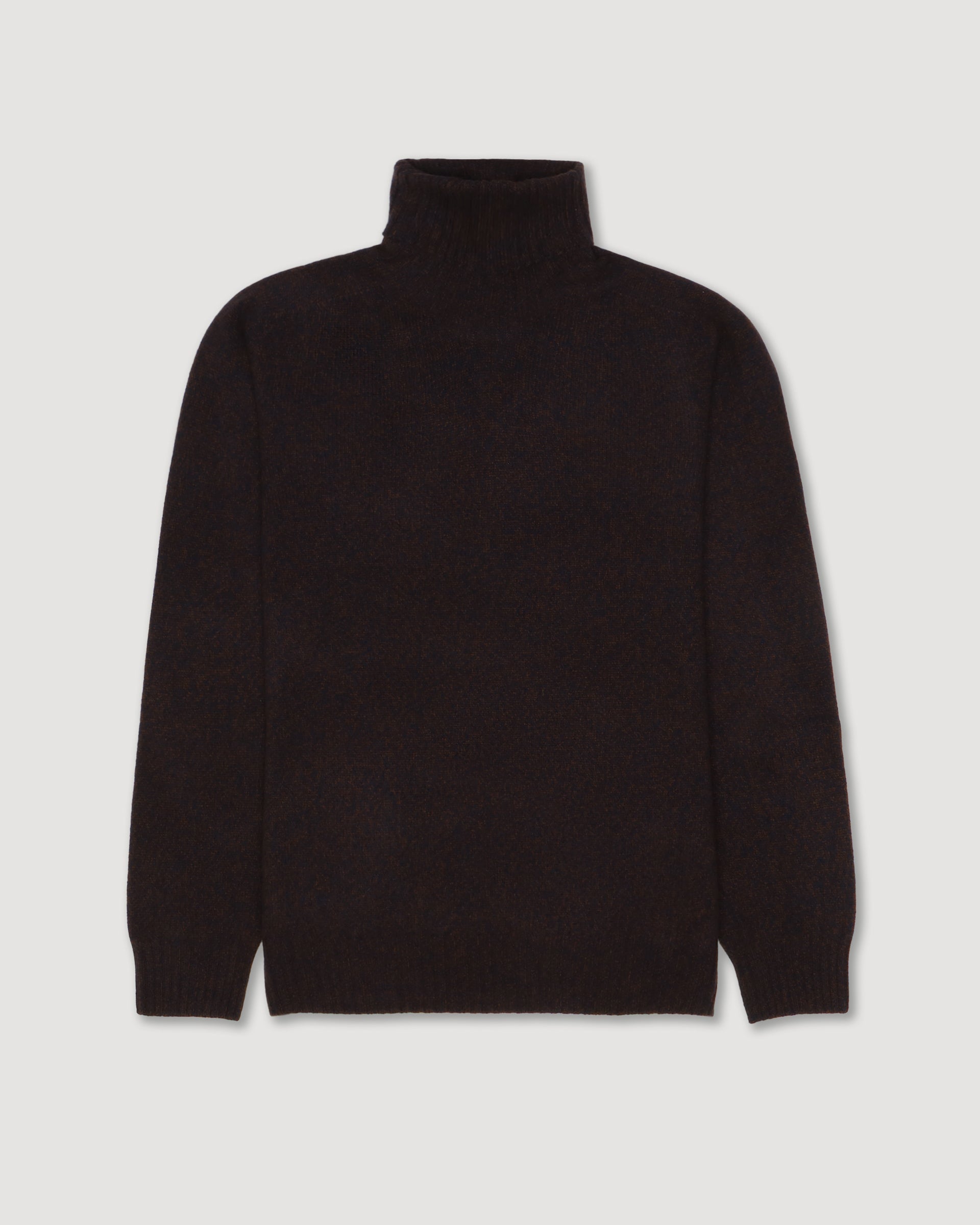 Maglia Dolcevita Rasata Misto Ws M/ L - MARRONE