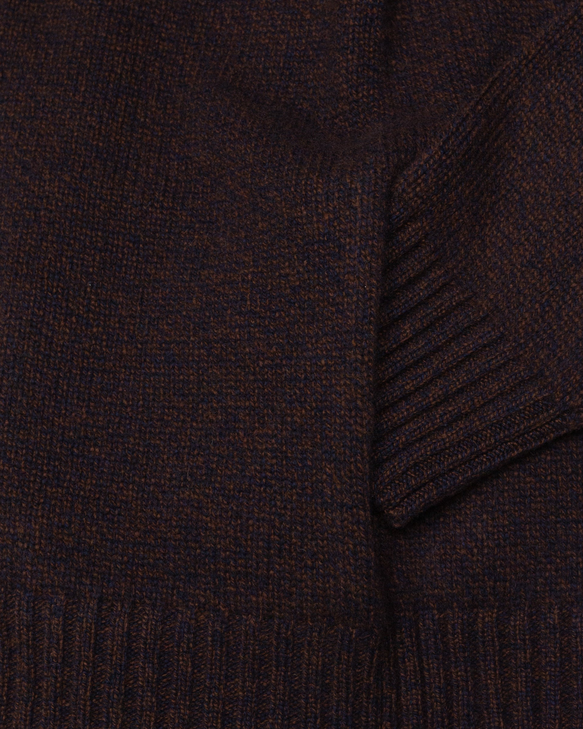 Cardigan Scialle Maglia Rasata M/ L - MARRONE