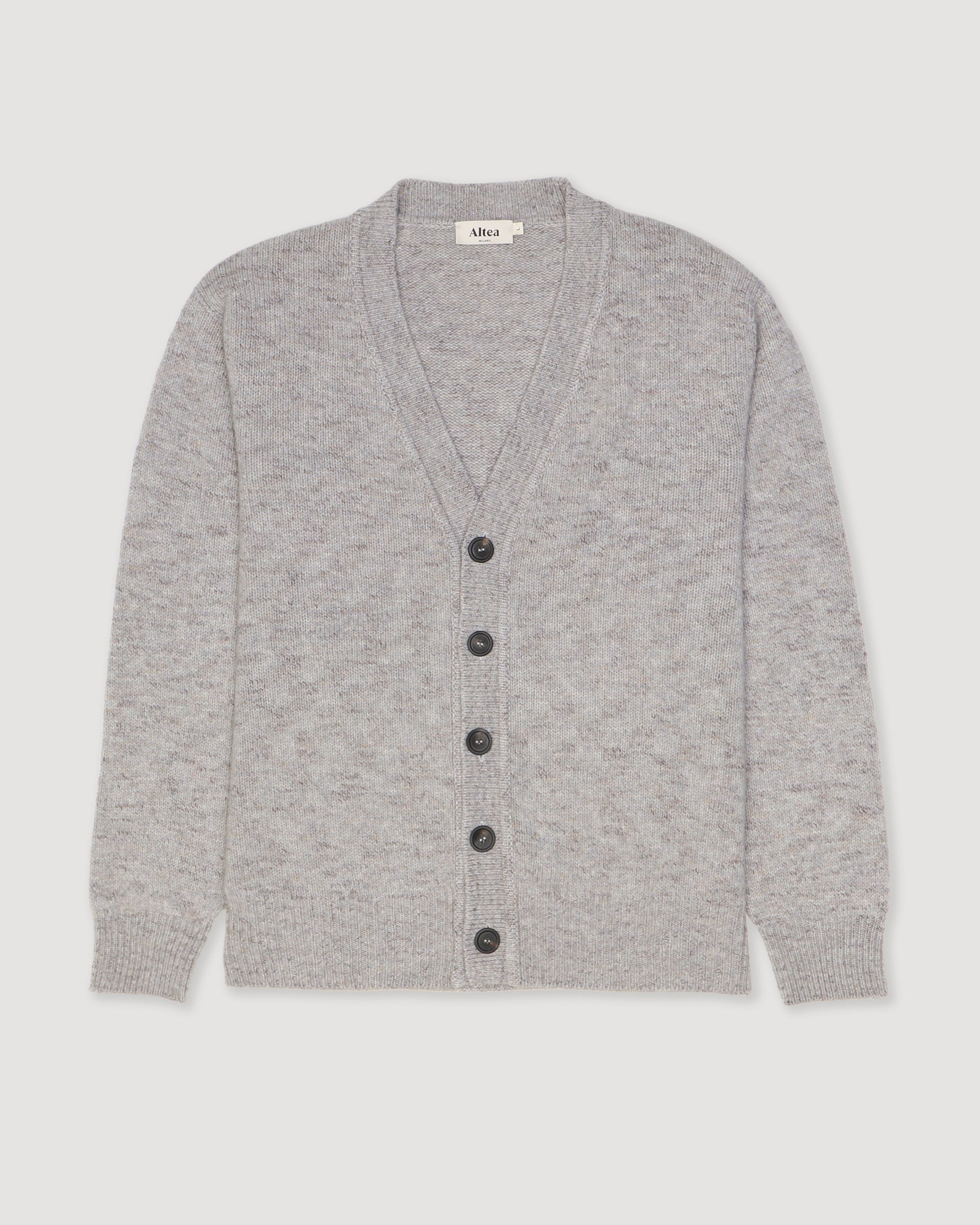 Cardigan Maglia Rasato M/ L - GRIGIO CHIARO
