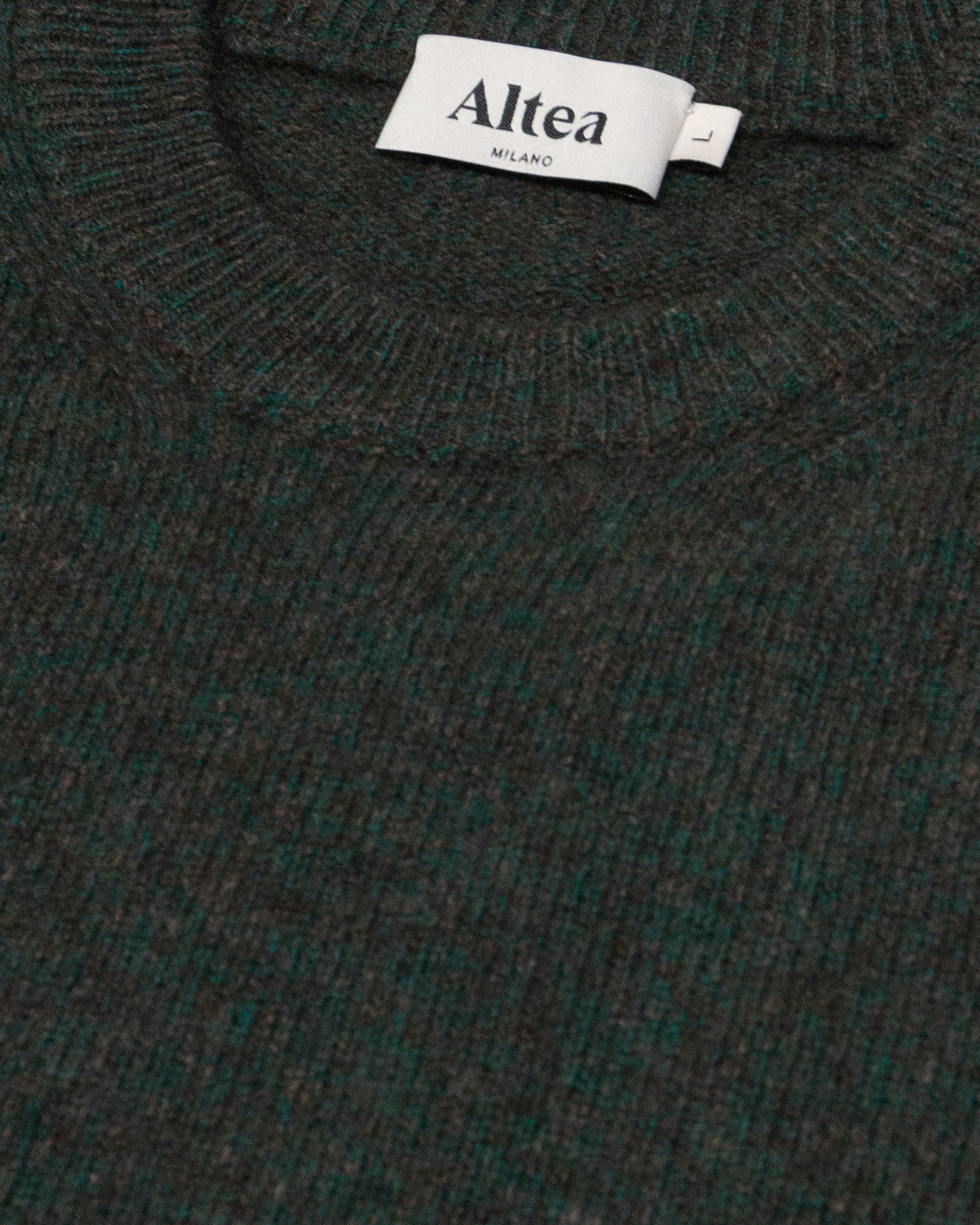 Maglia Girocollo Yak Rasato M/ L - VERDE BOTTIGLIA