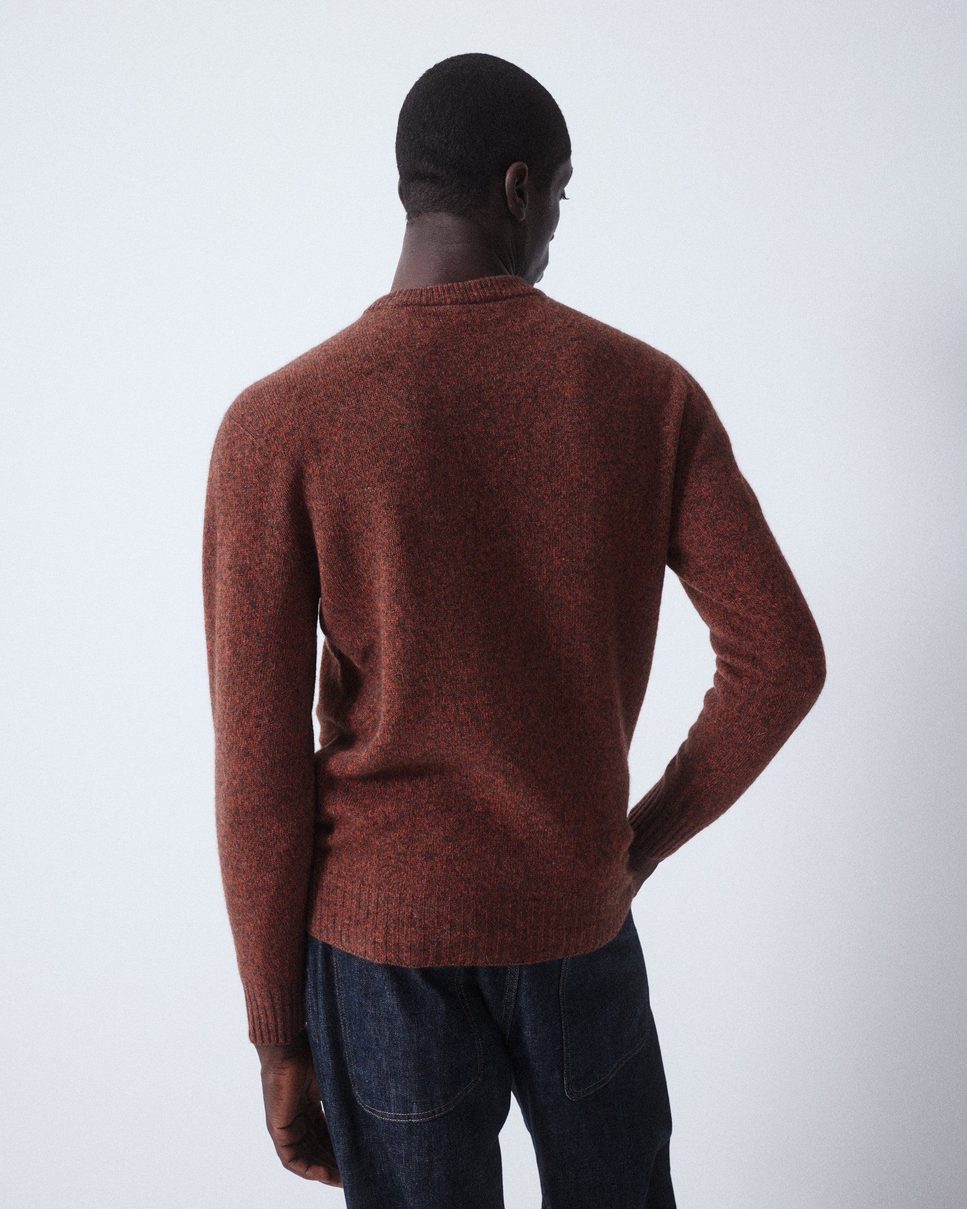 Maglia Girocollo Yak Rasato M/ L - RUST