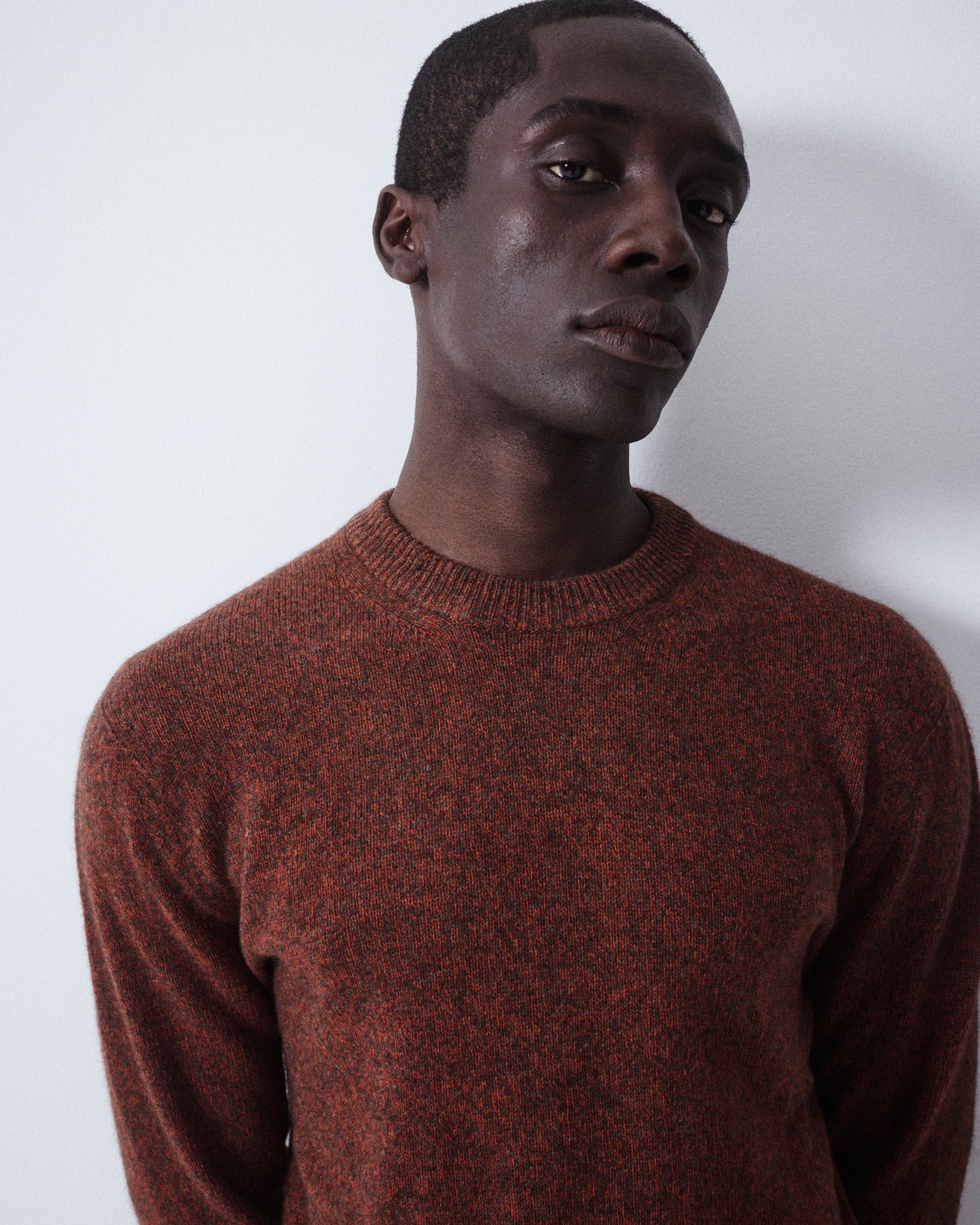 Maglia Girocollo Yak Rasato M/ L - RUST