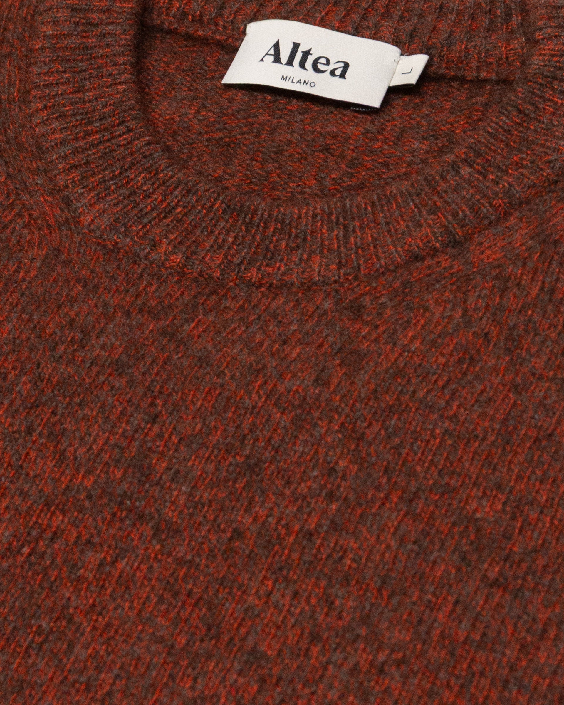 Maglia Girocollo Yak Rasato M/ L - RUST