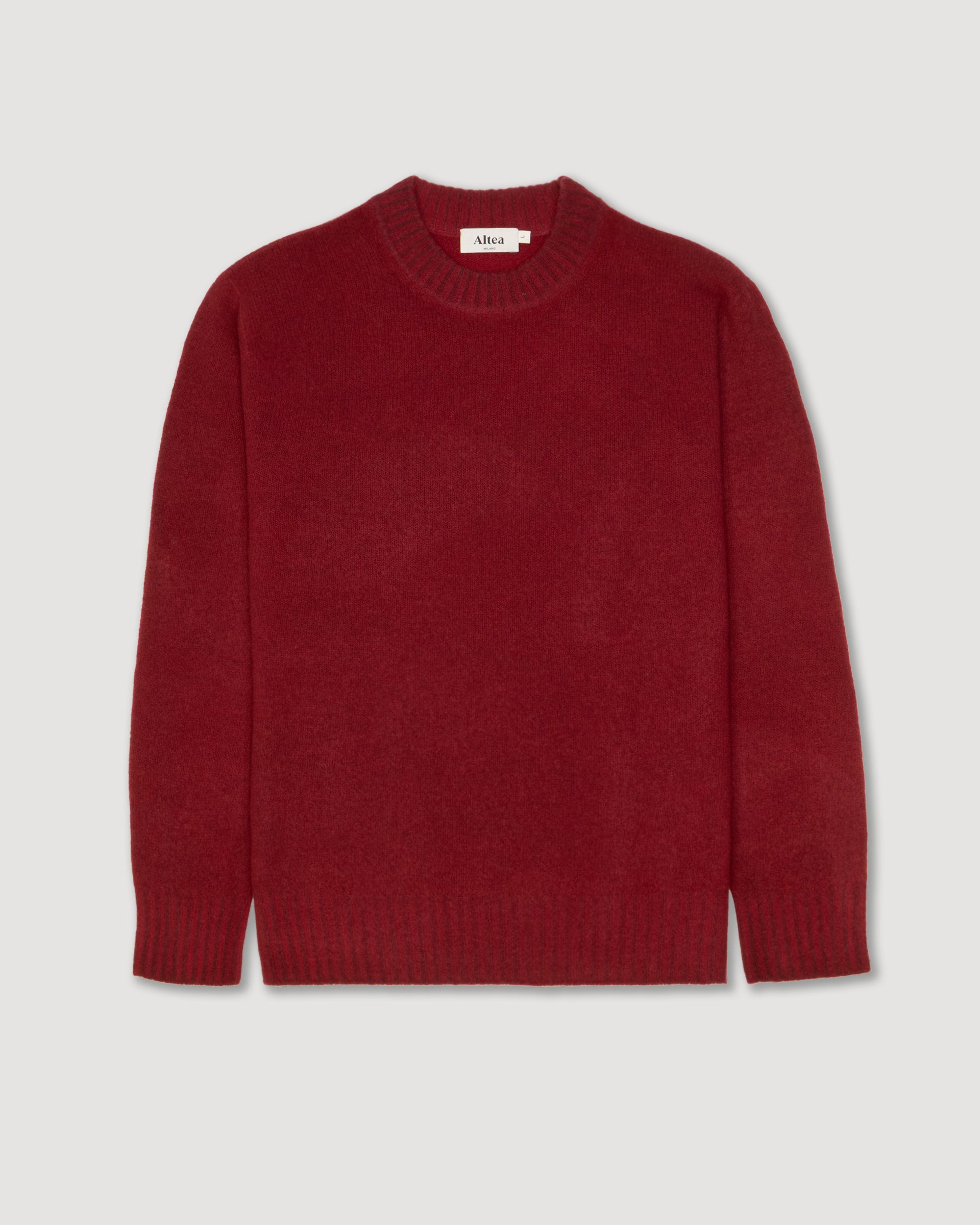 Magl. Girocollo Rasata M/ L Tinto Spec. - BOURDEAUX