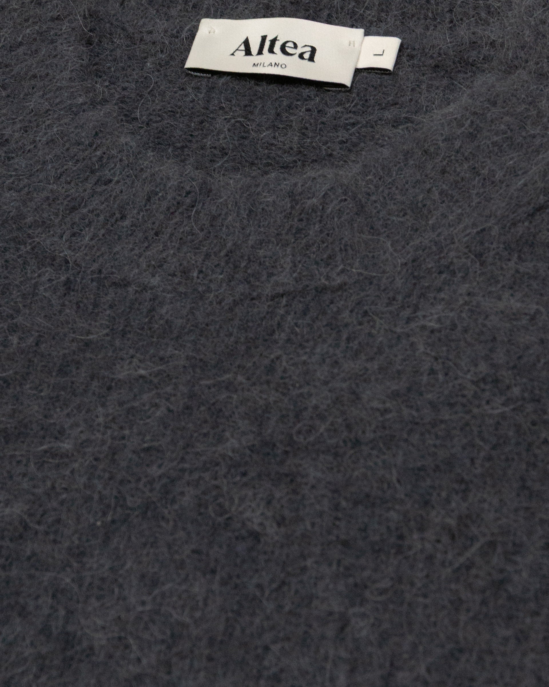 Maglia Girocollo Alpaca M/ C - GRIGIO SCURO