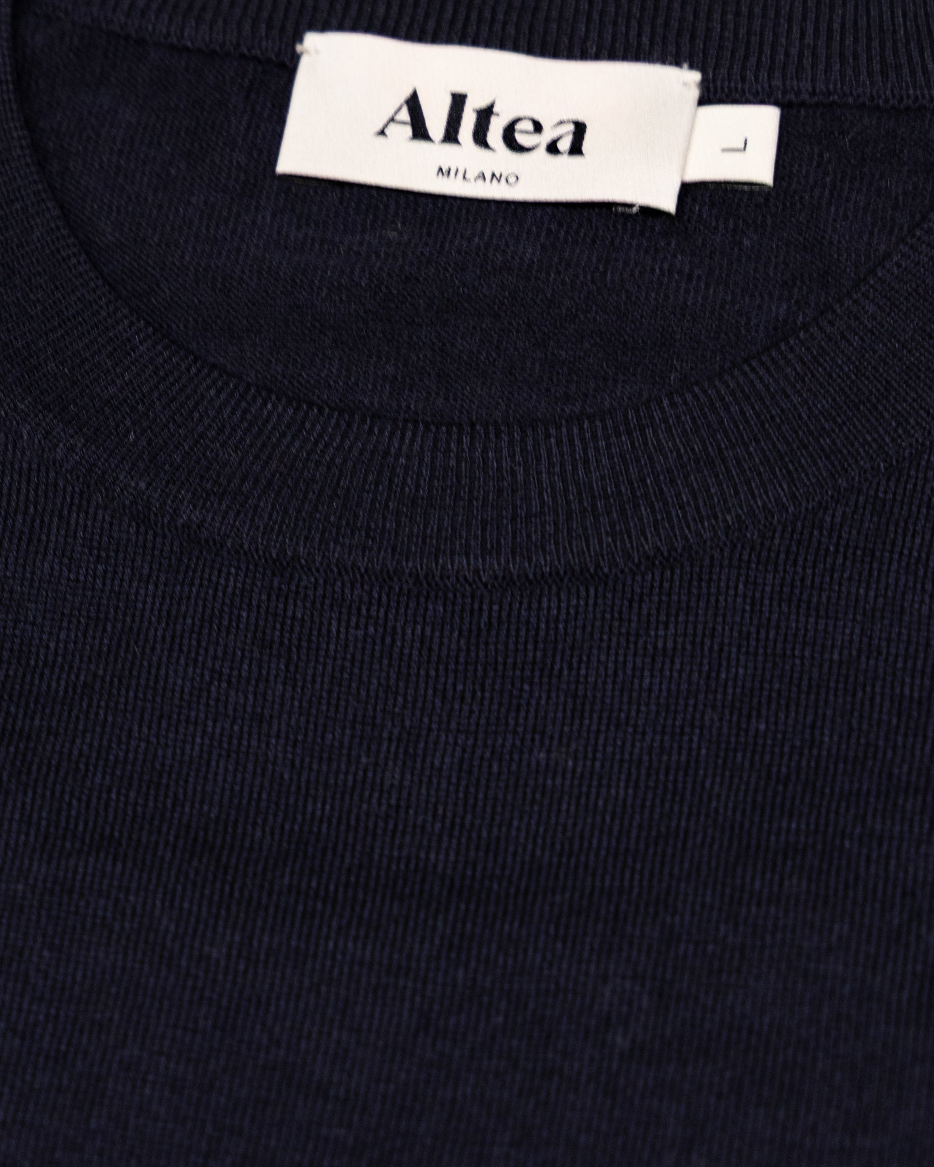 Maglia Girocollo Lana Cashmere Seta M/ L - NAVY