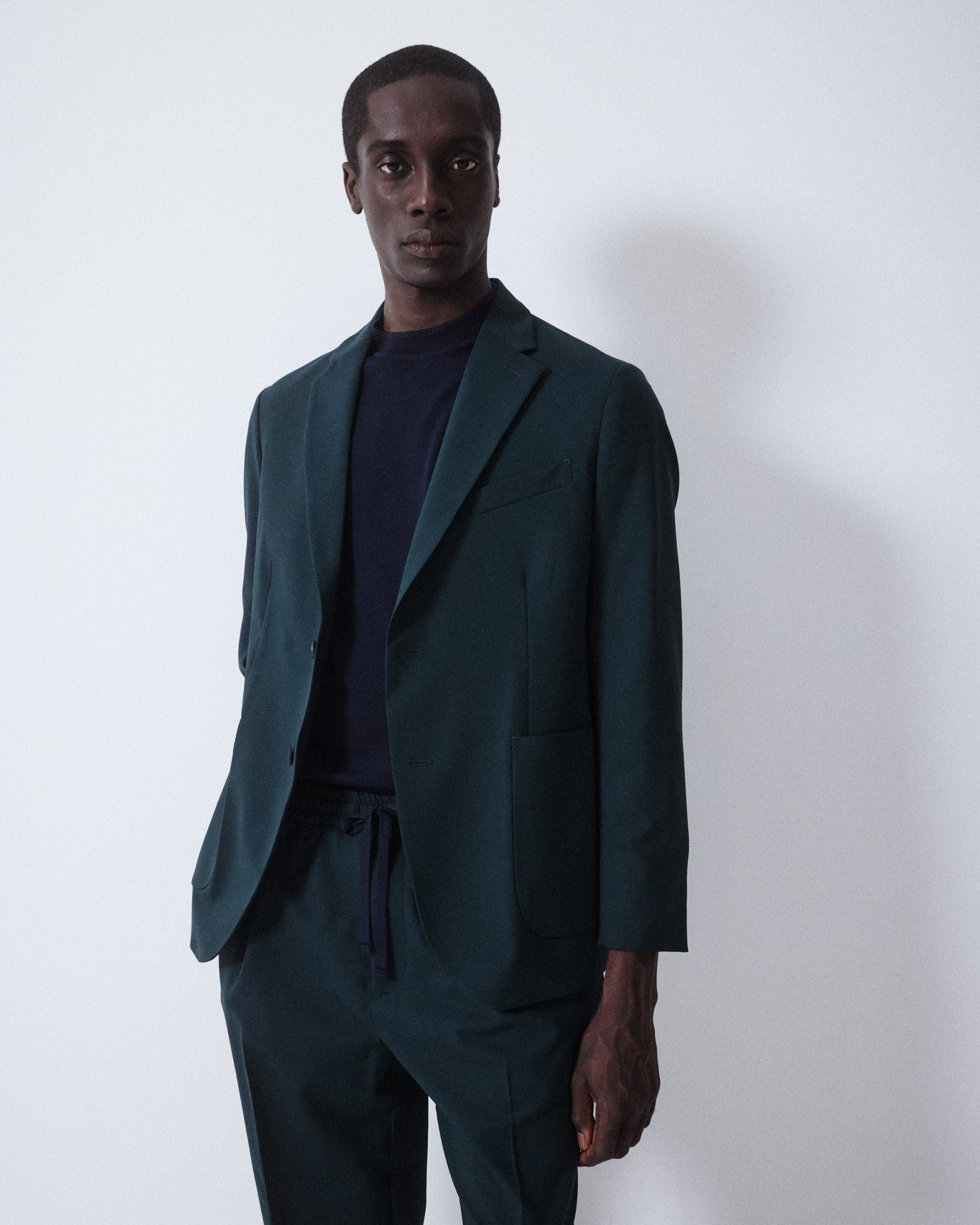 Giacca Aston Lana Tecnica - PETROLIO