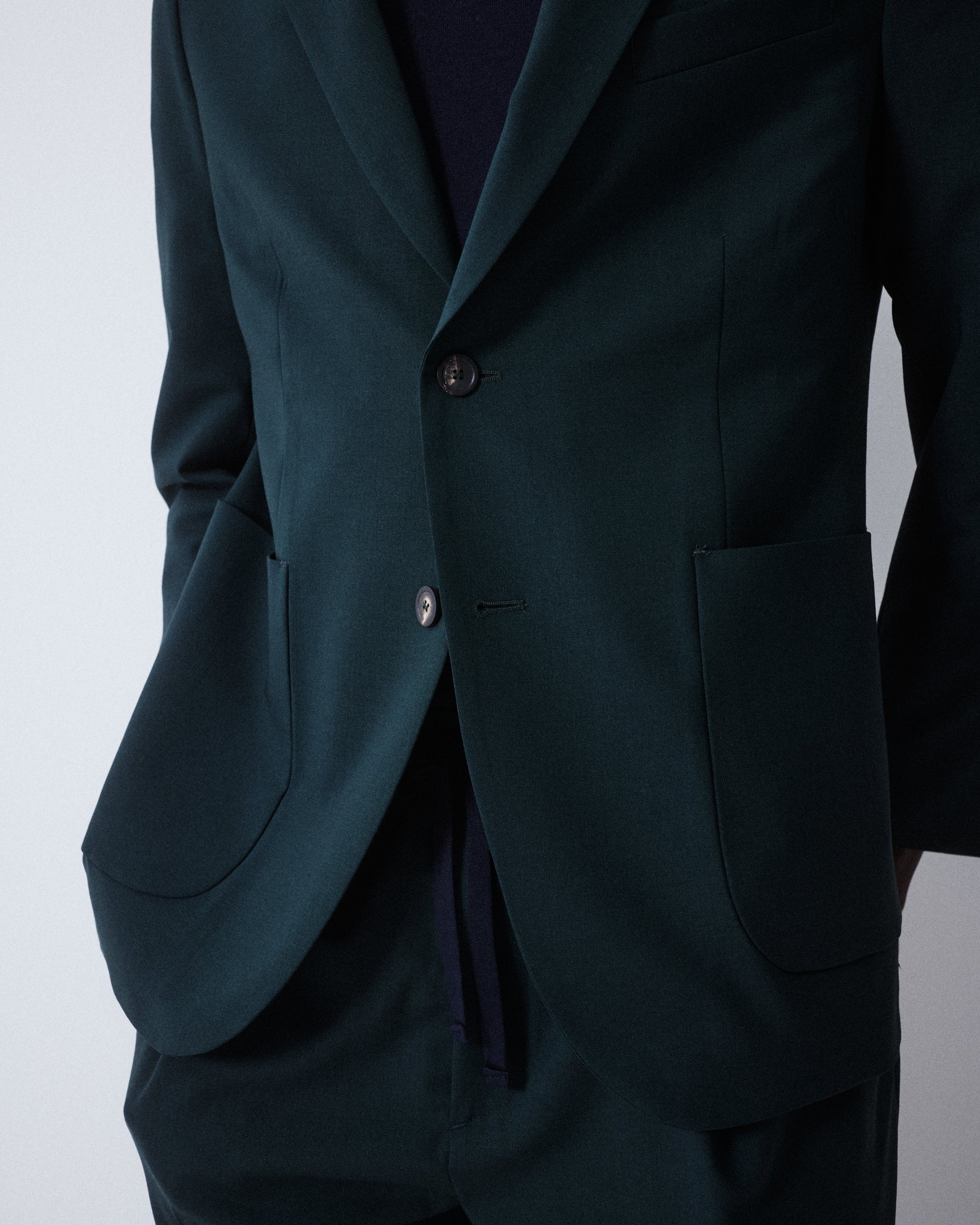 Giacca Aston Lana Tecnica - PETROLIO