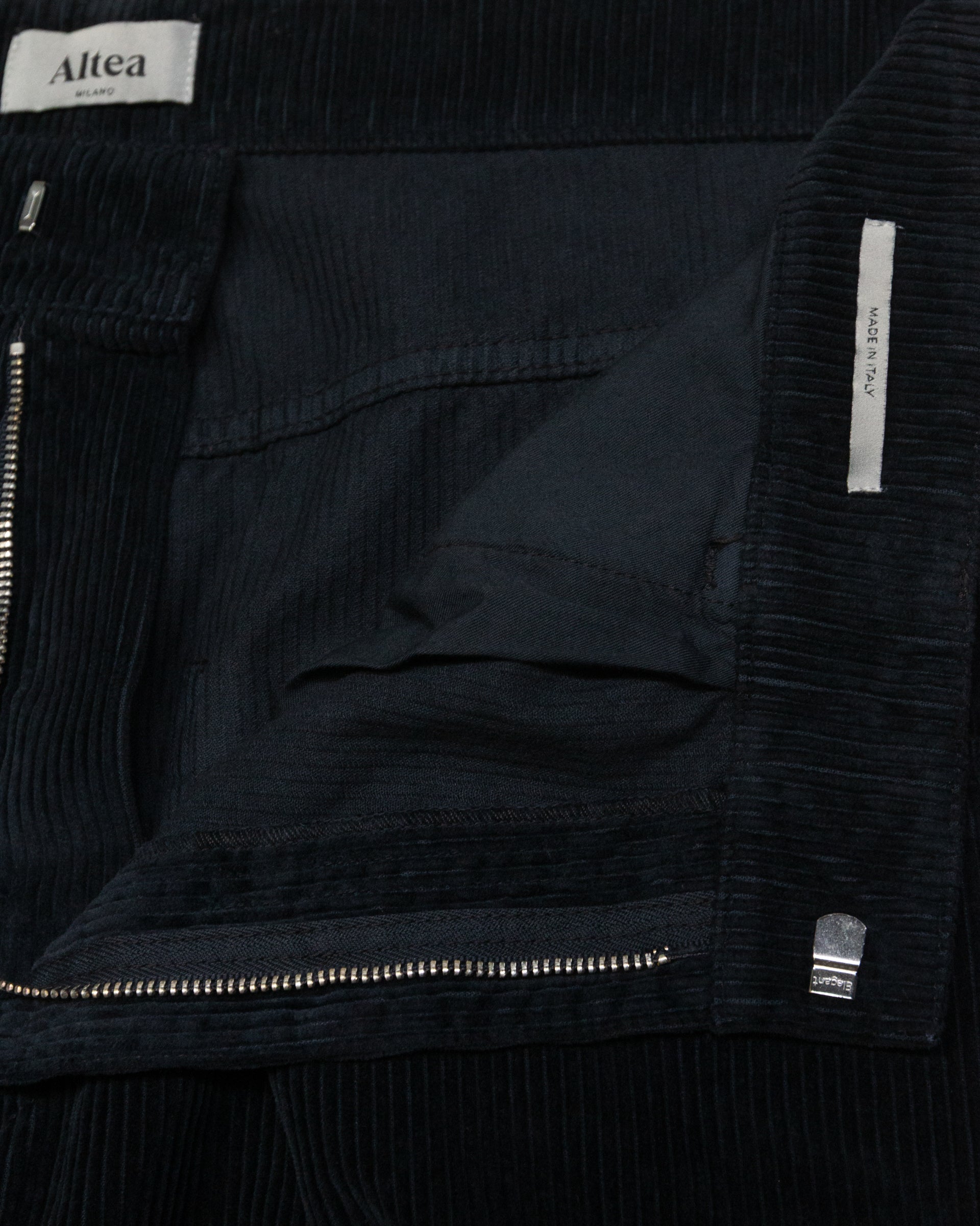 Pantalone Reed Velluto Tinto Capo - NAVY