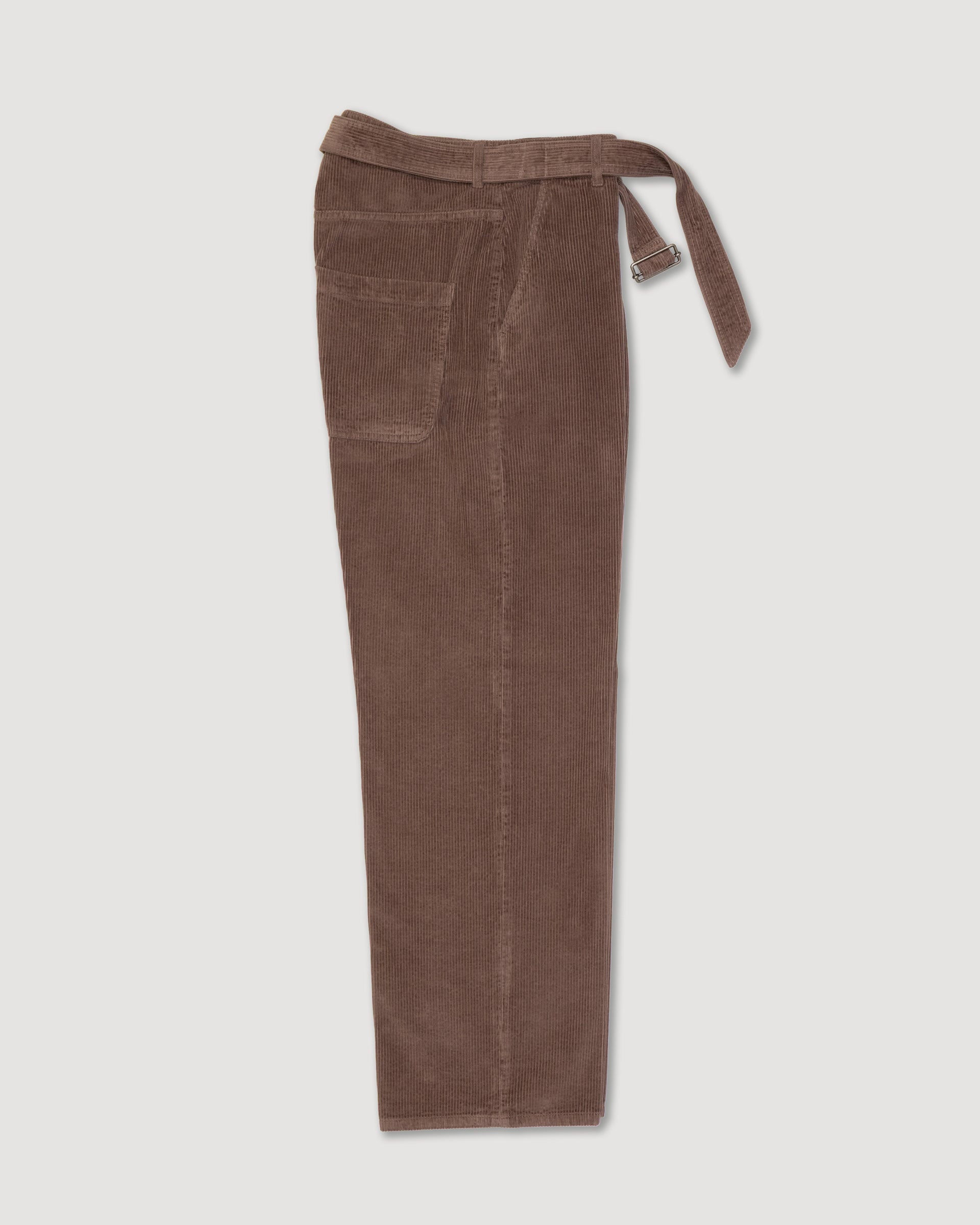Pantalone Odell Velluto Tinto Capo - TORTORA