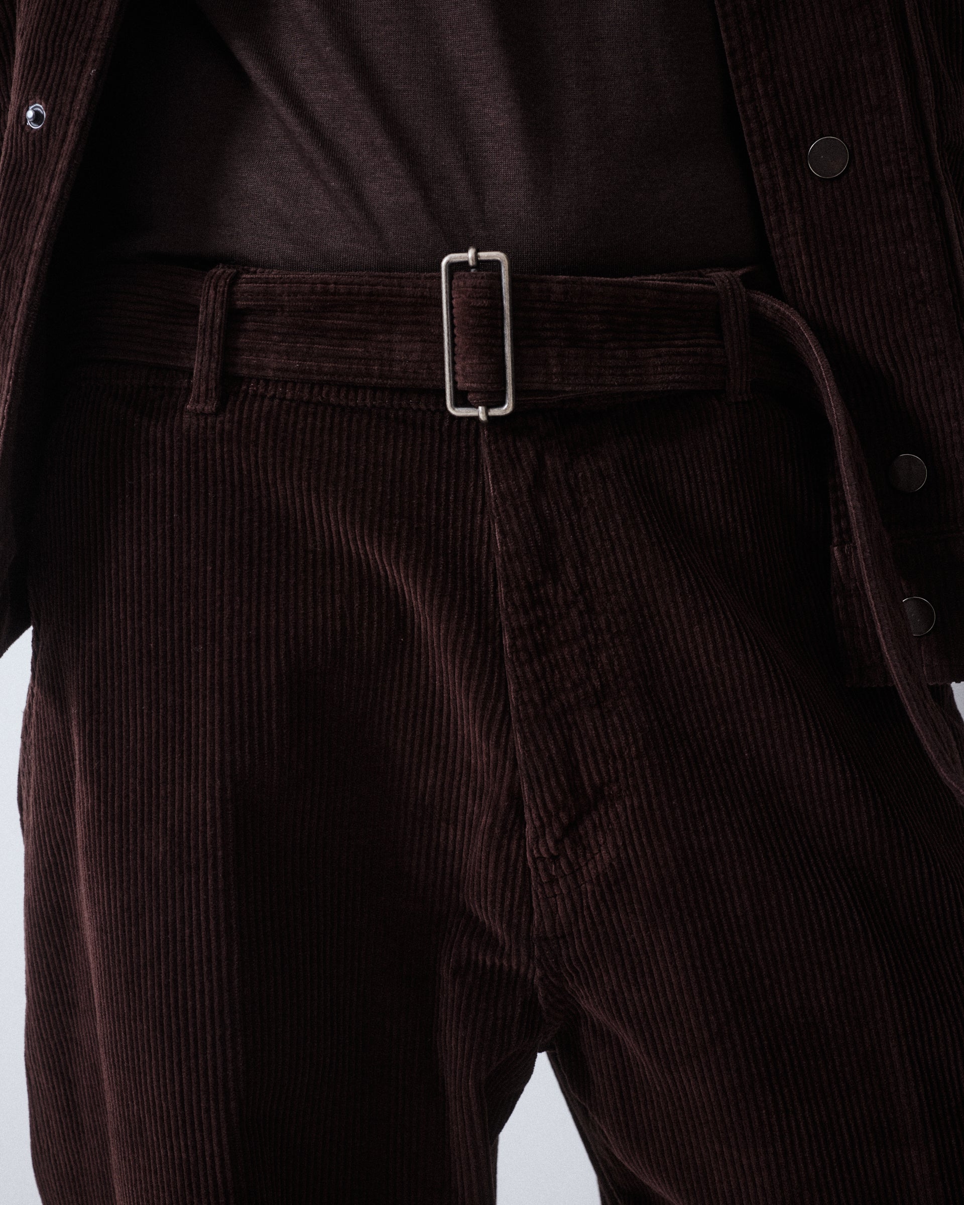 Pantalone Odell Velluto Tinto Capo - MORO